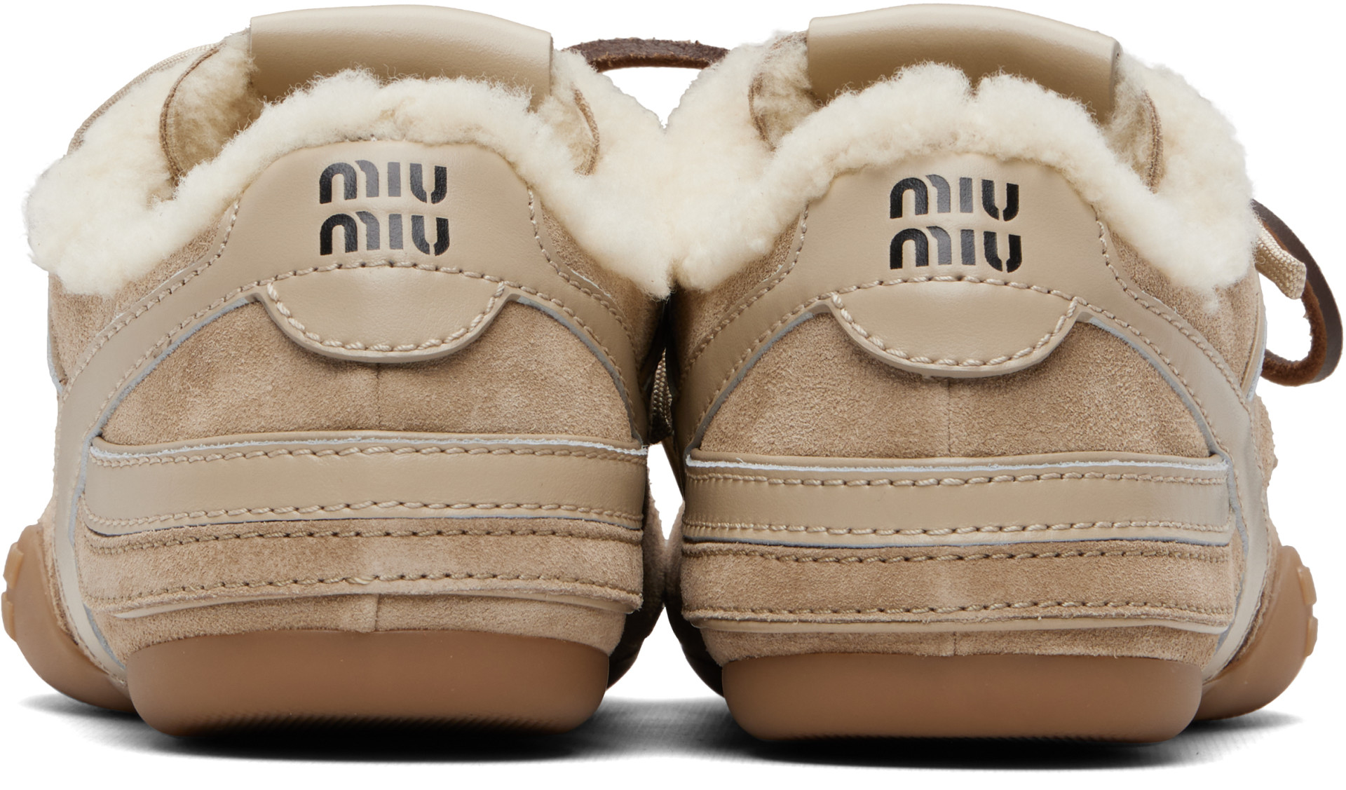 Miu Miu - Baskets Gymnasium beiges