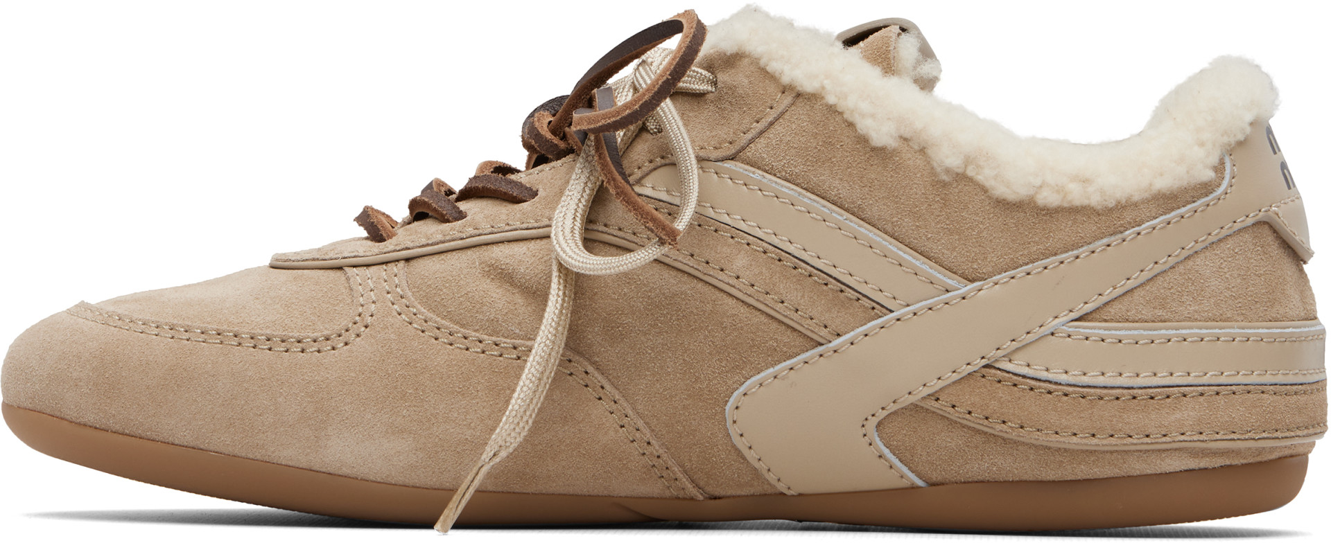 Miu Miu - Baskets Gymnasium beiges