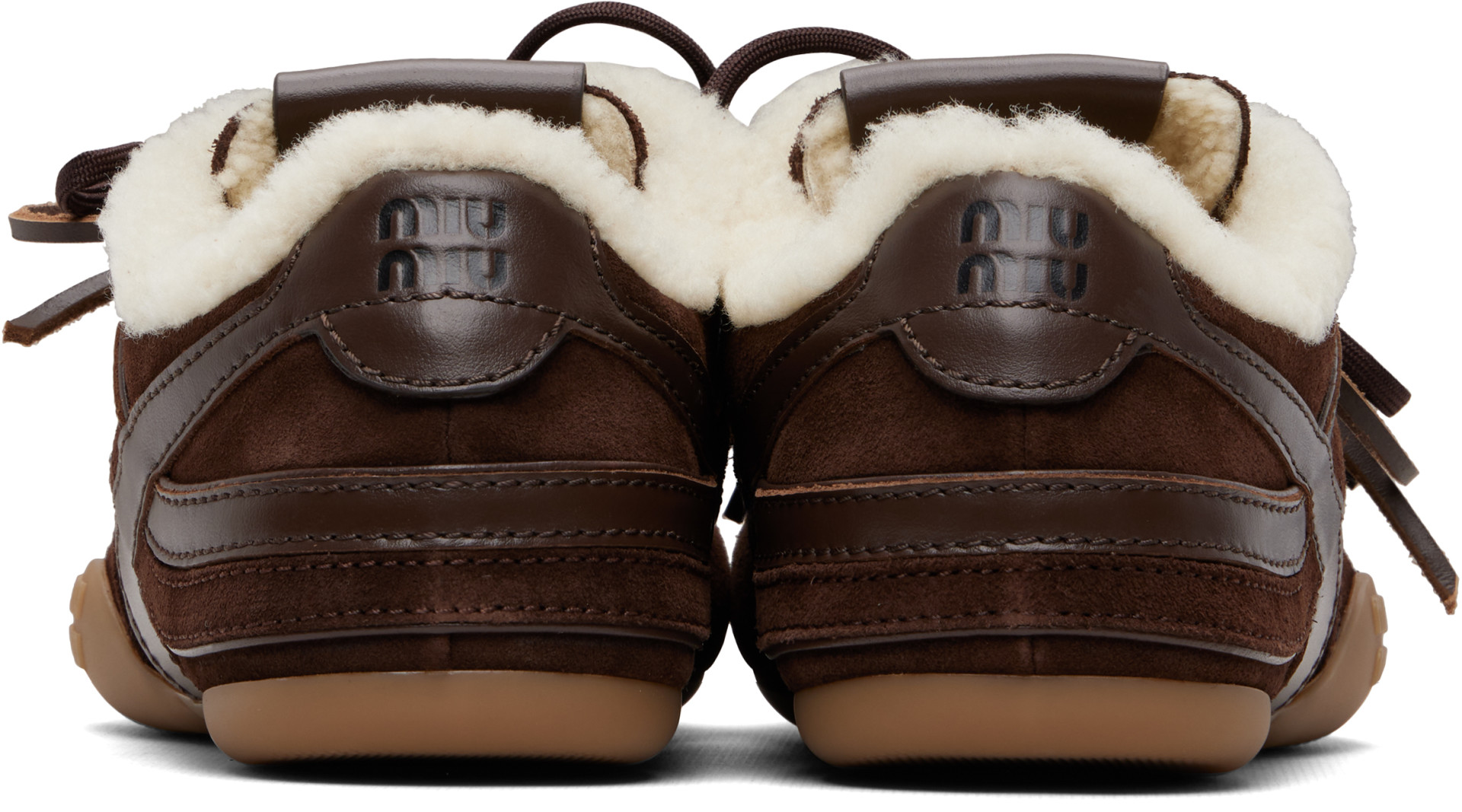 Miu Miu - Baskets Gymnasium brunes