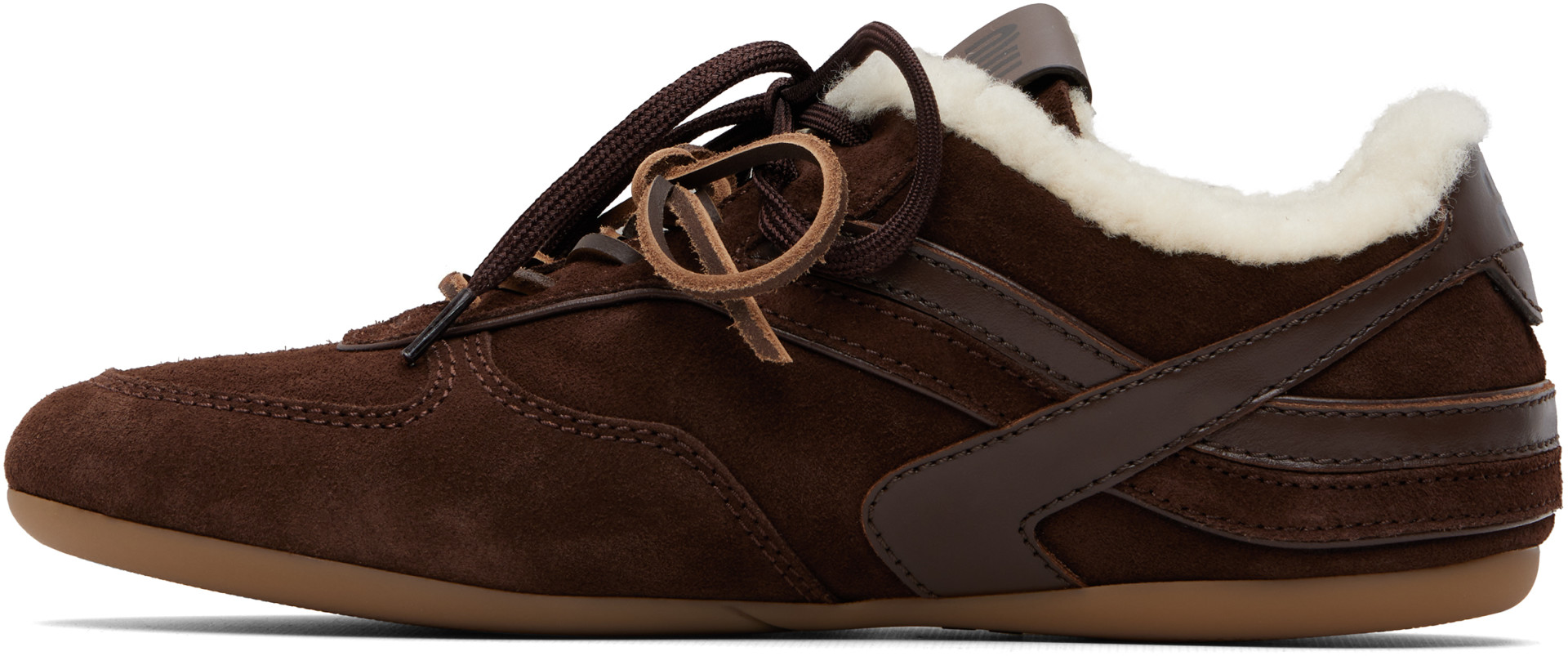 Miu Miu - Baskets Gymnasium brunes
