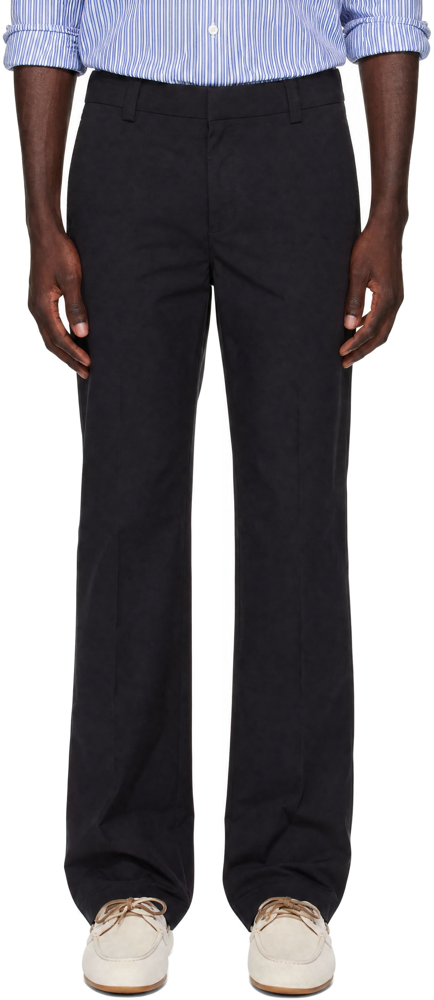 Miu Miu - Black Stretch Poplin Trousers