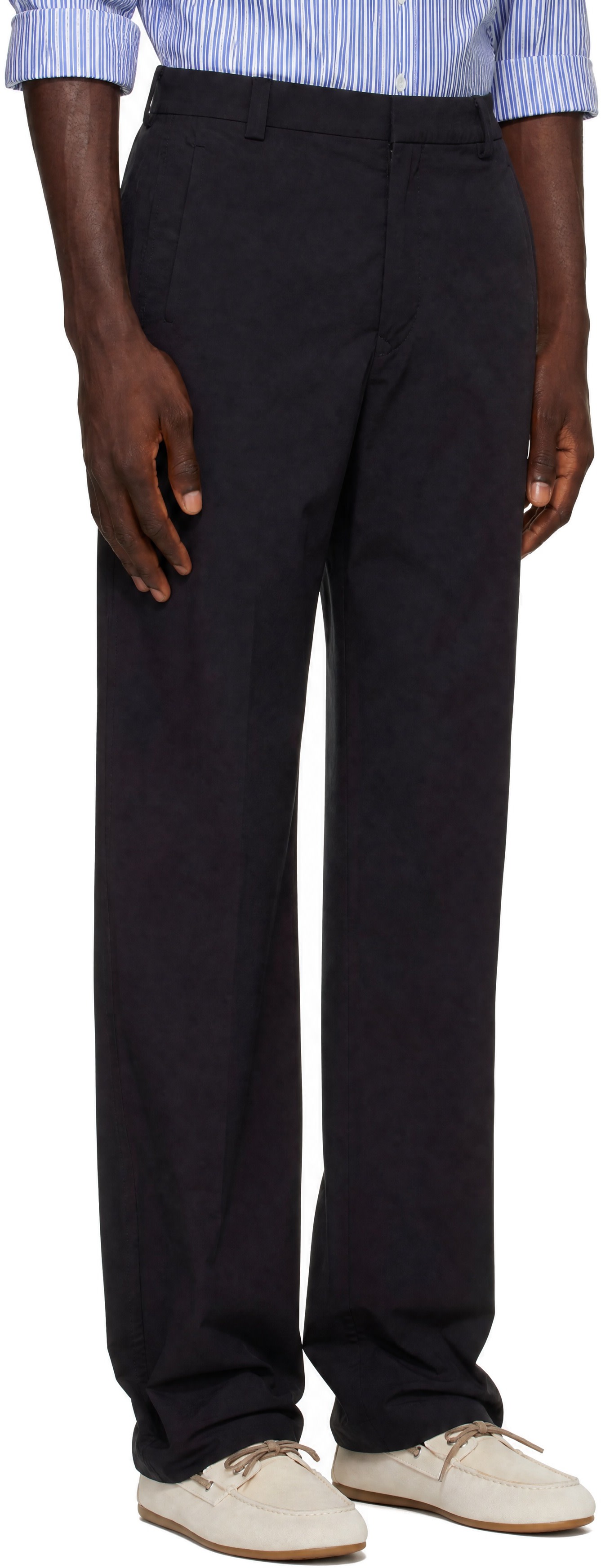 Miu Miu - Black Stretch Poplin Trousers