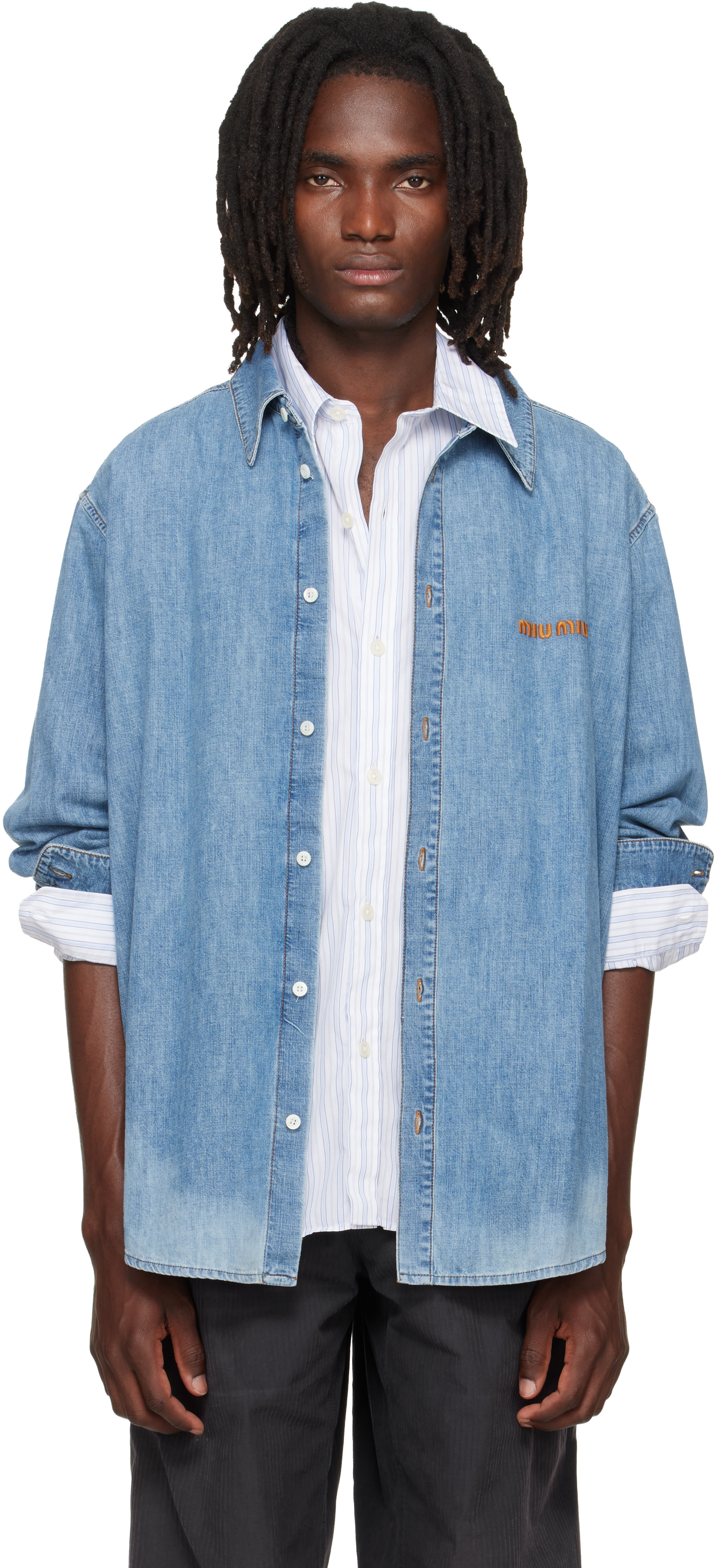 Miu Miu - Blue Chambray Shirt