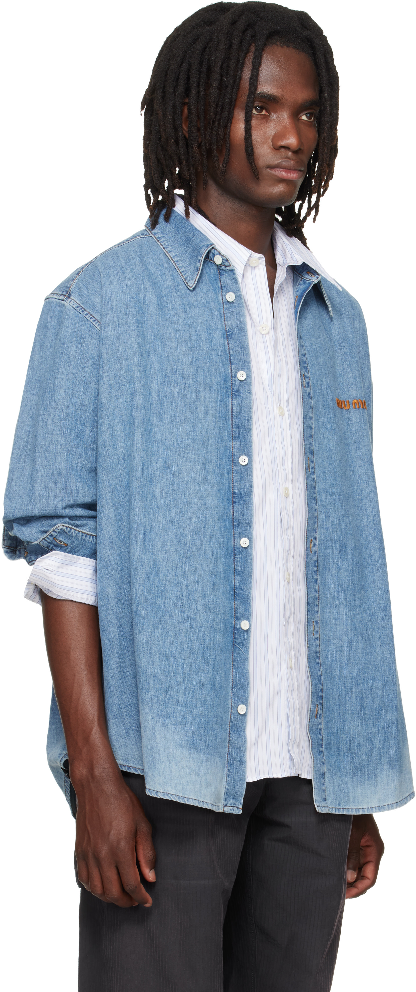 Miu Miu - Blue Chambray Shirt