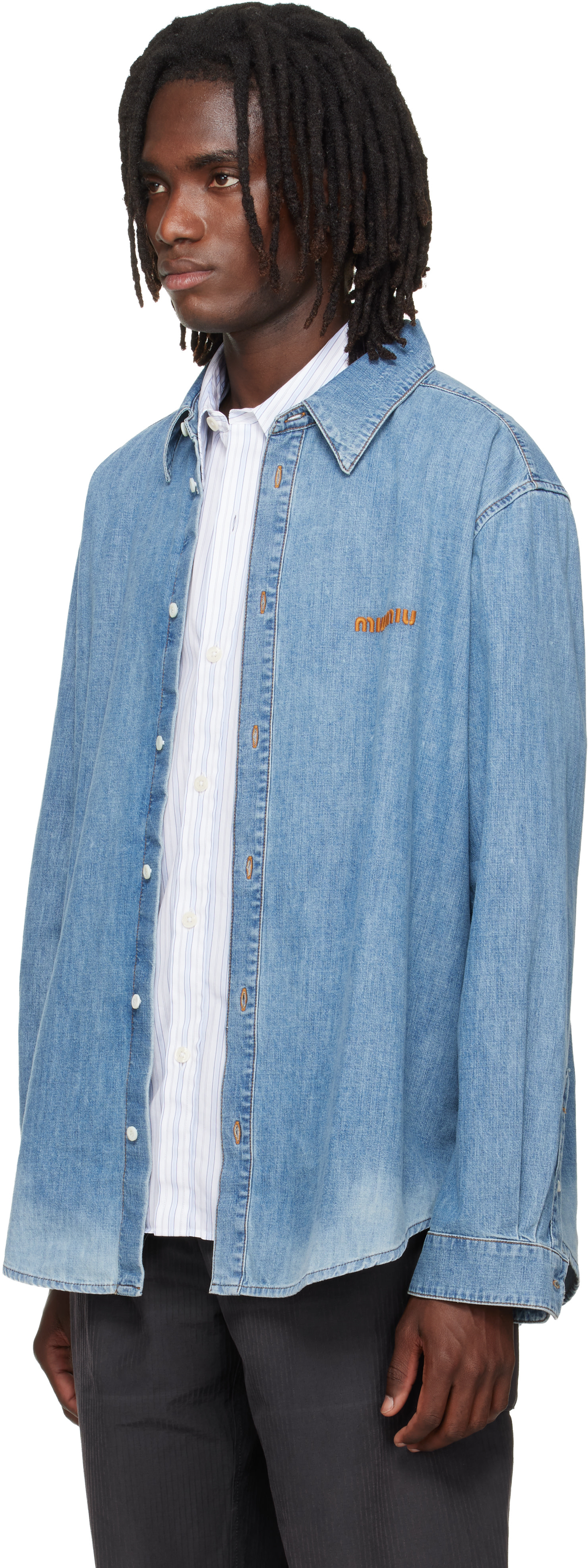 Miu Miu - Blue Chambray Shirt