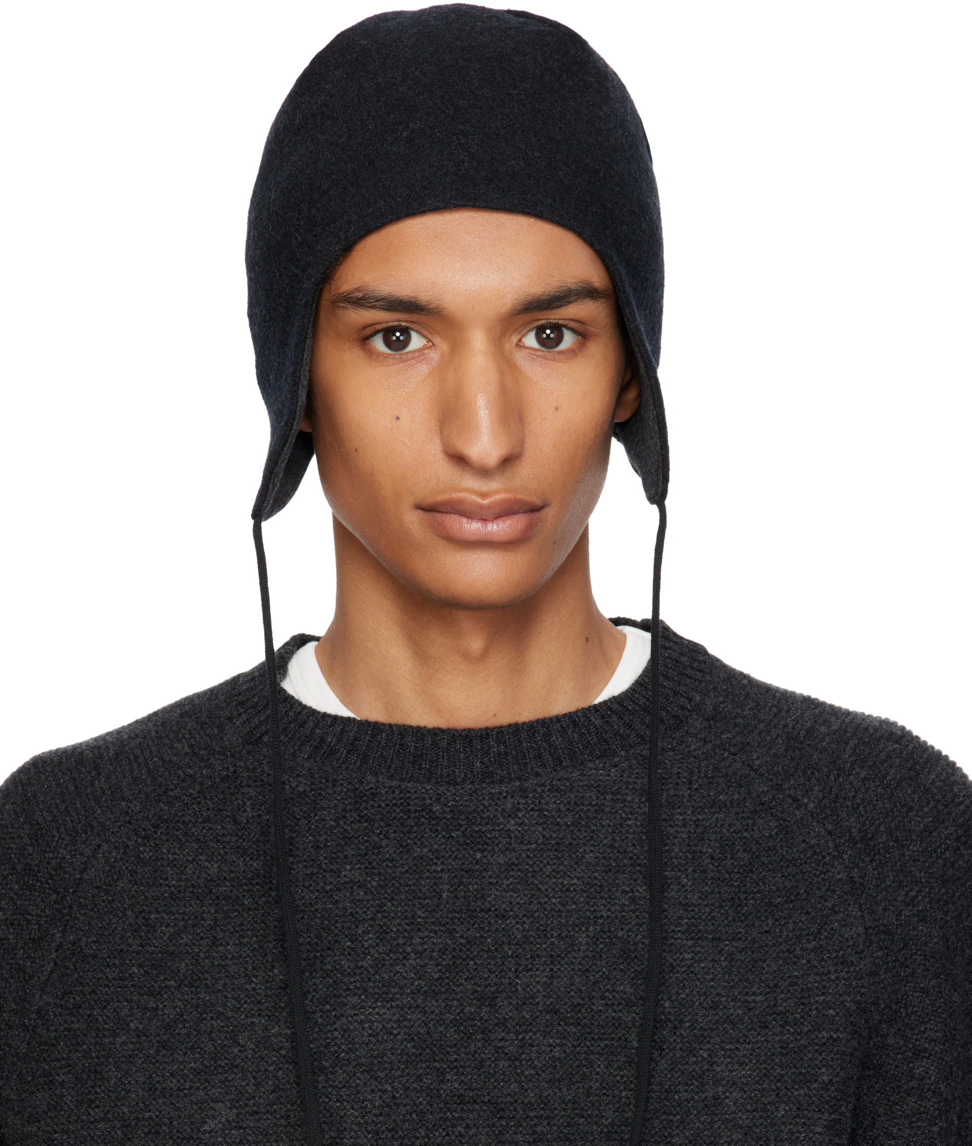 Lady White Co. - Gray Ear Flap Cap