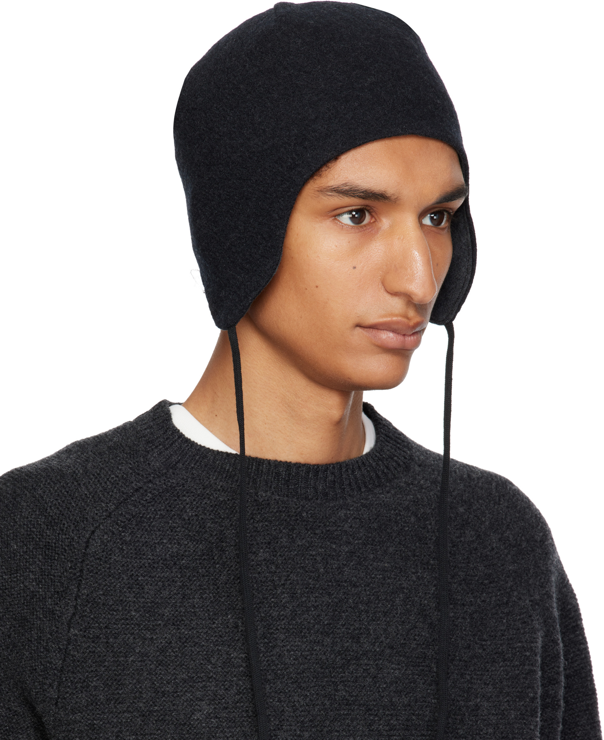 Lady White Co. - Gray Ear Flap Cap