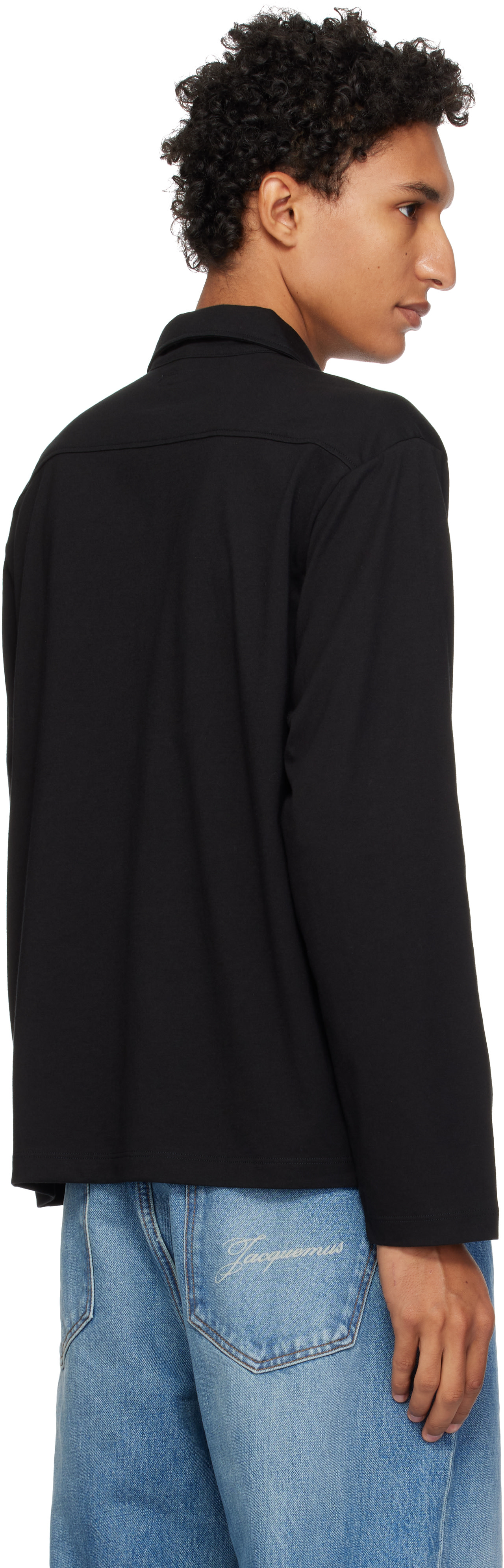 Lady White Co. - Black L/S Walter Polo