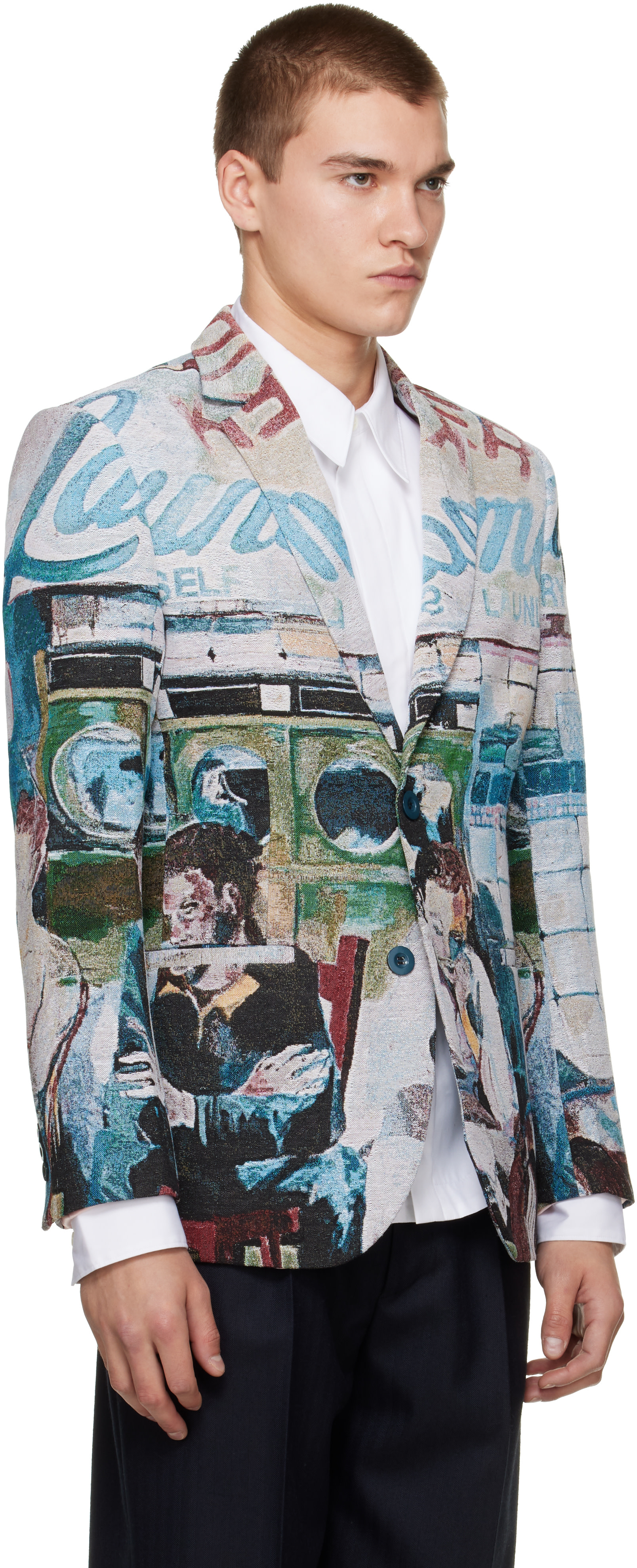 KidSuper - Multicolor 'Sunday Mornings' Jacquard Jacket