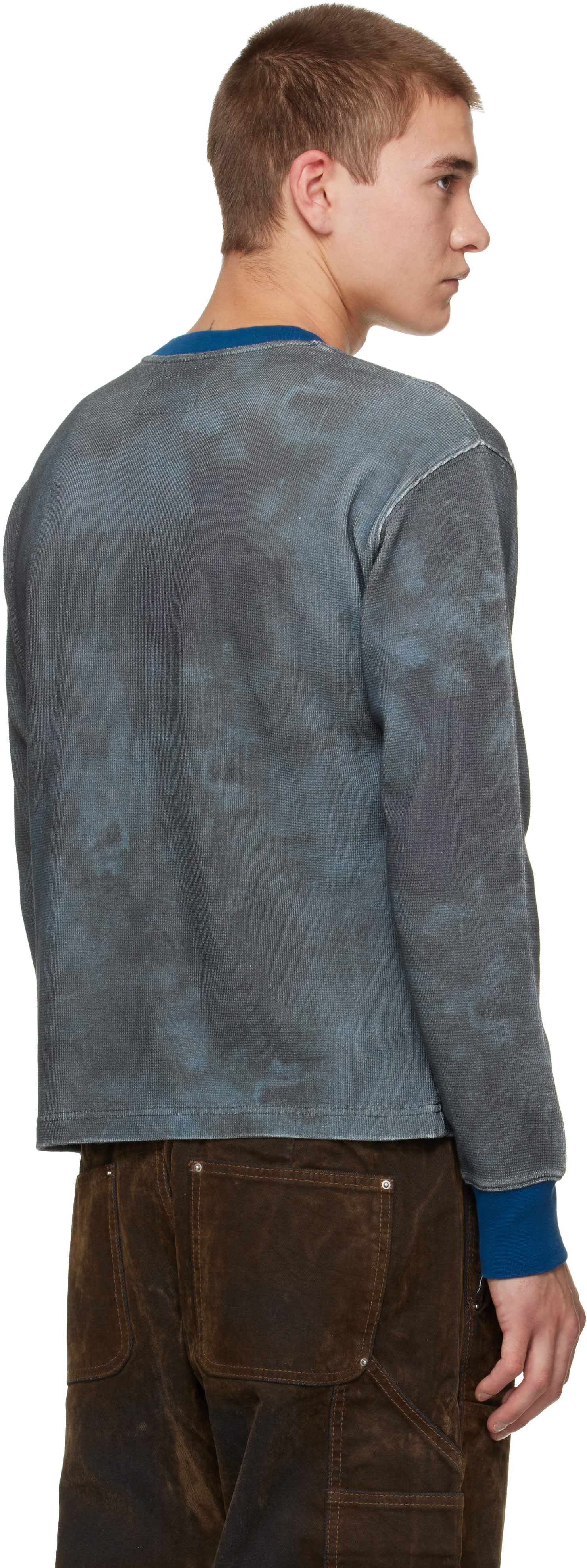 KidSuper - Gray 'Puppet Master' Thermal Sweatshirt