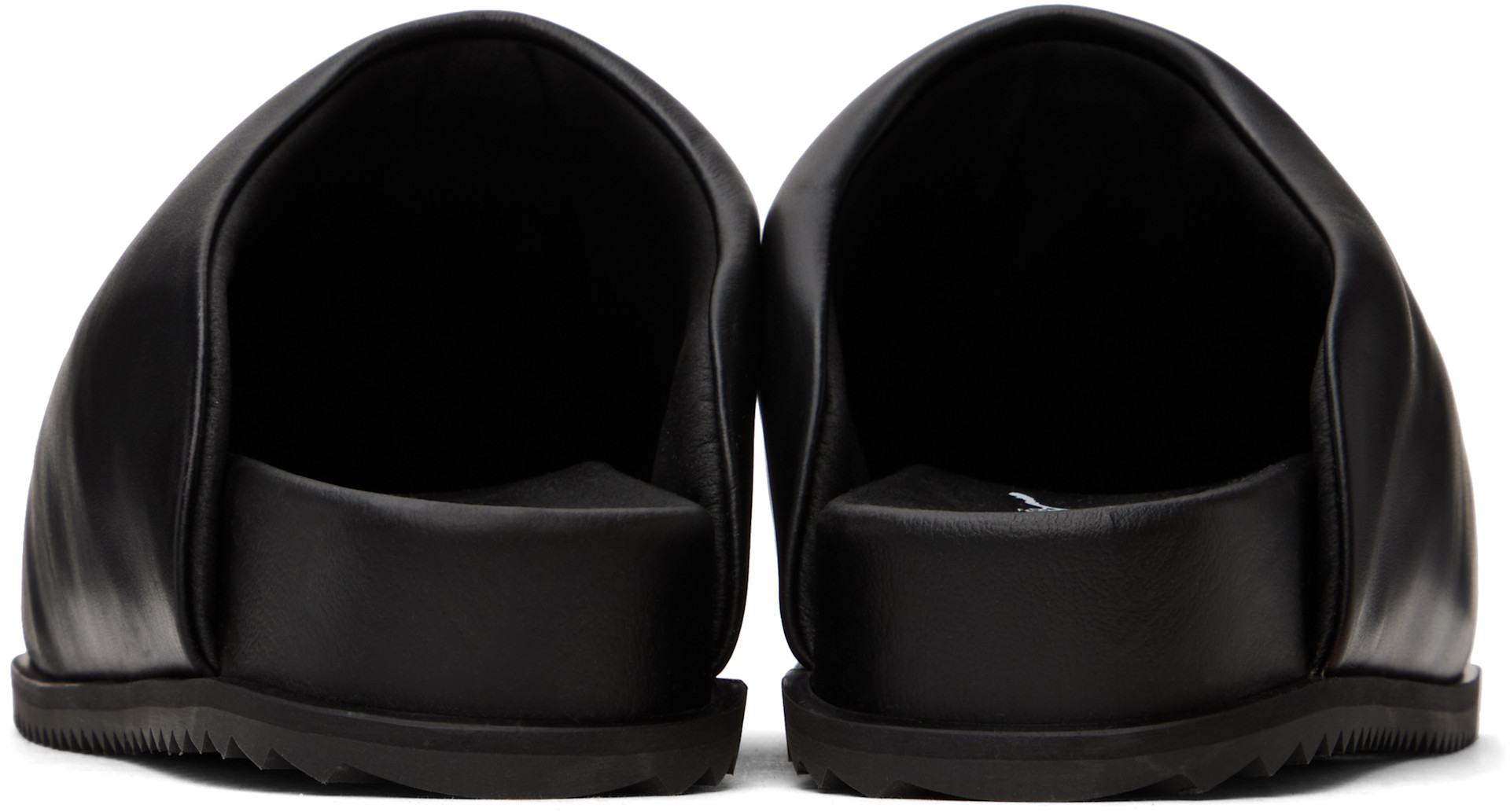 YUME YUME: Black Truck Slide Loafers | SSENSE
