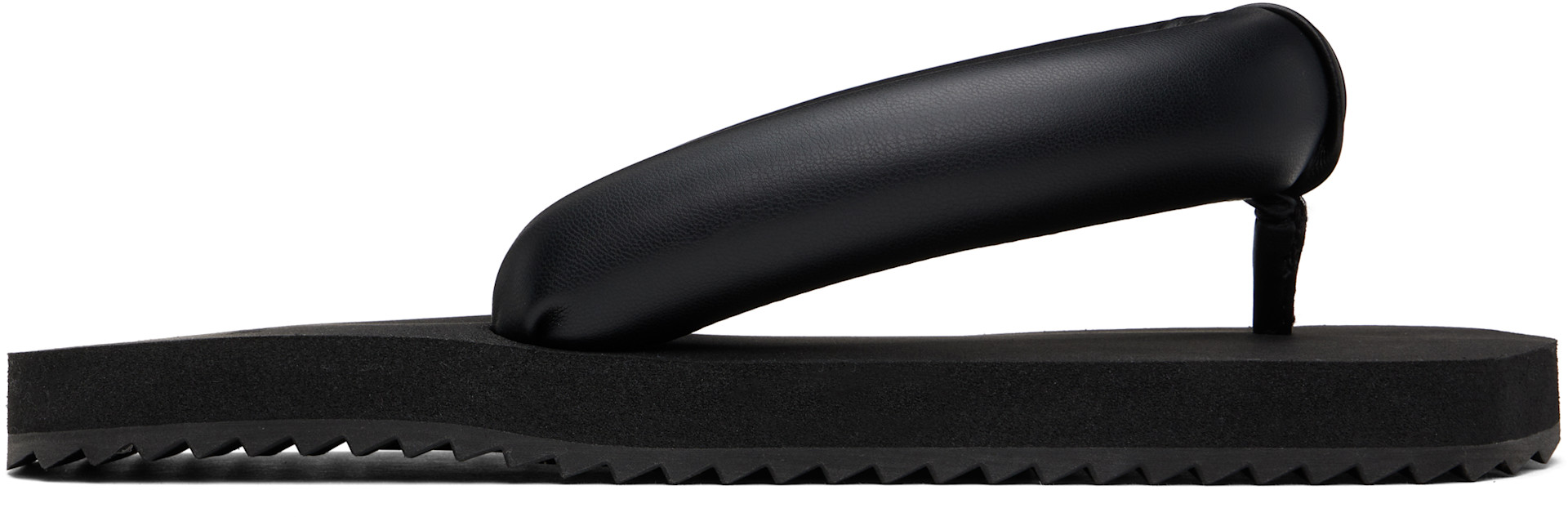 YUME YUME SUKI 36サイズ(23cm) BLACK YUME YUME: Black Suki Flip-Flops | SSENSE