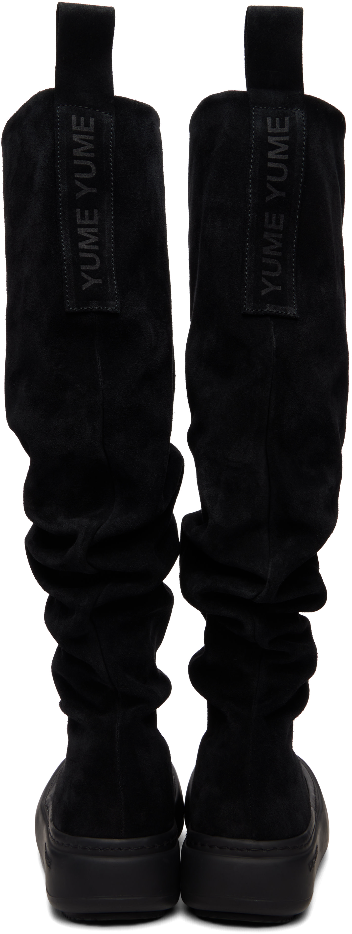YUME YUME: SSENSE Exclusive Black Fisherman Chelsea Boots | SSENSE