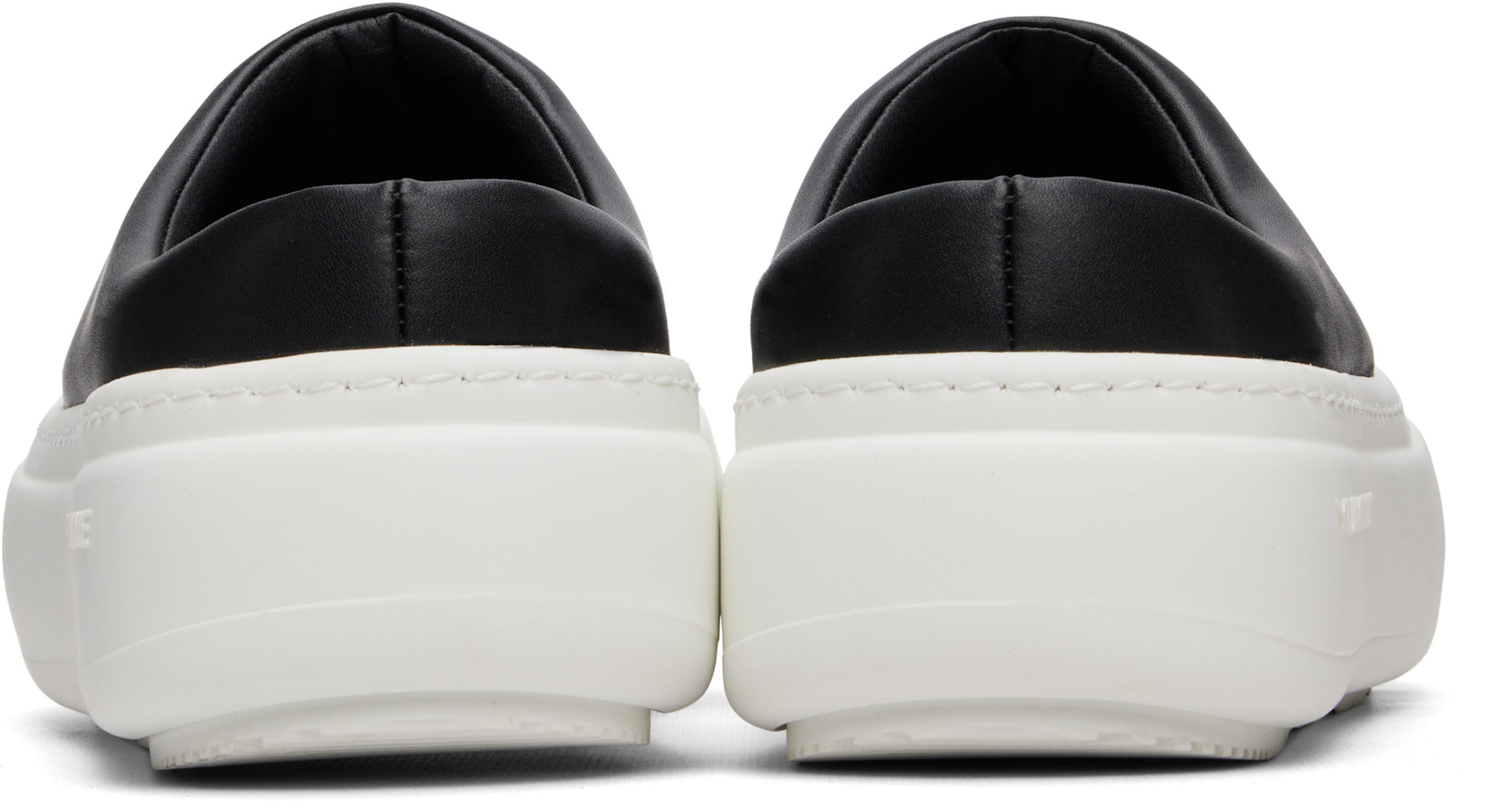 YUME YUME: SSENSE Exclusive Black & White Goofy Slider Sneakers