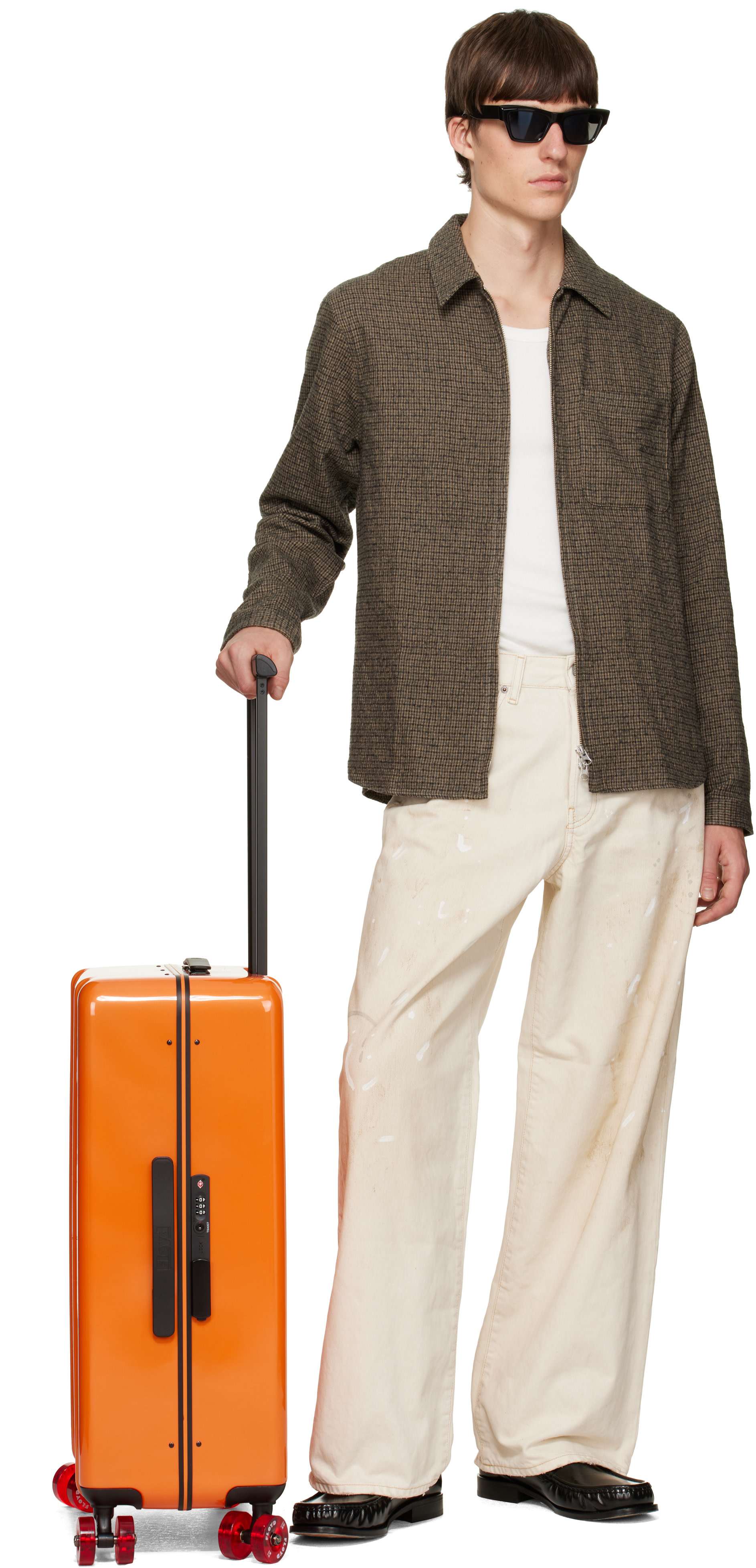 Floyd - Orange Check-In Suitcase