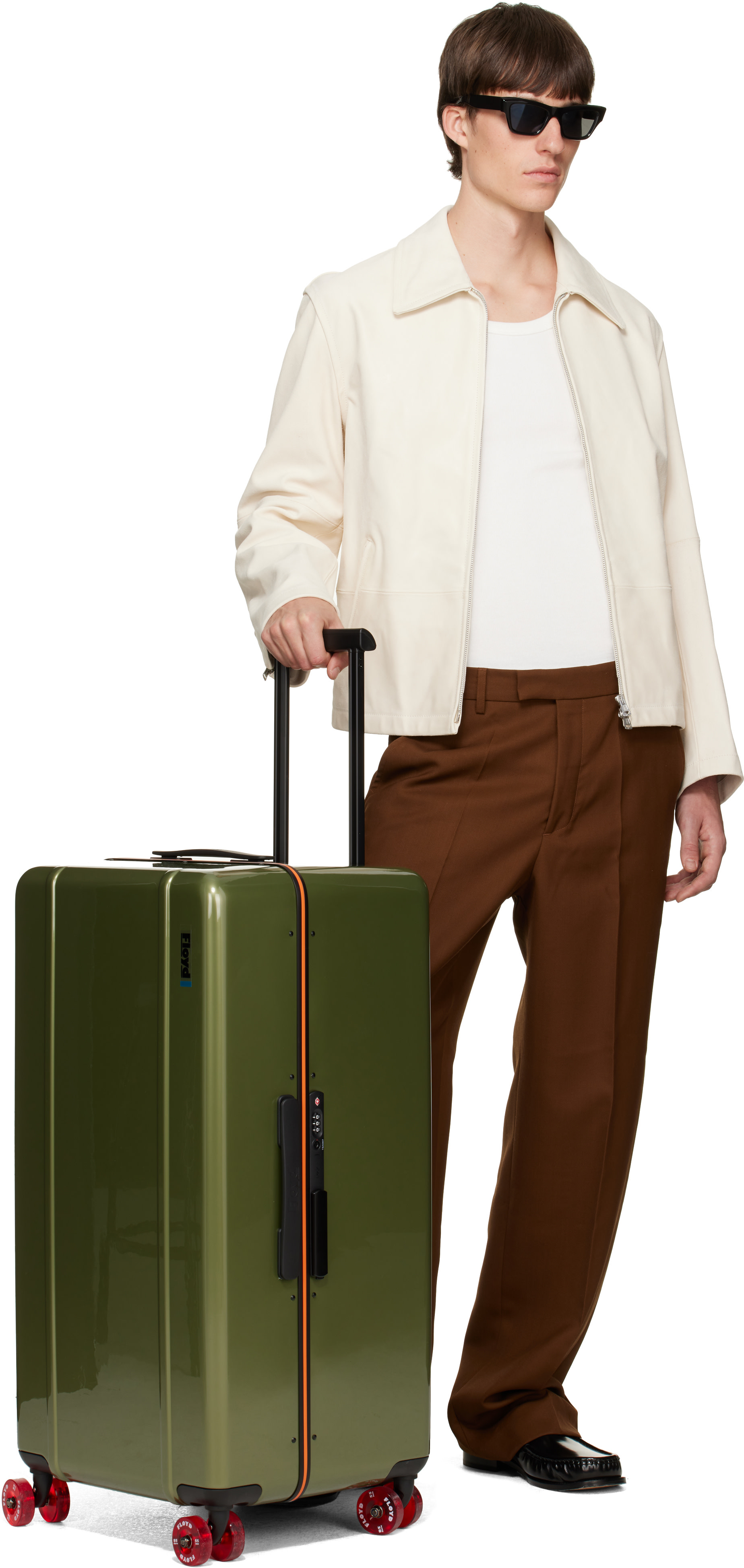 Floyd - Green Bold Suitcase