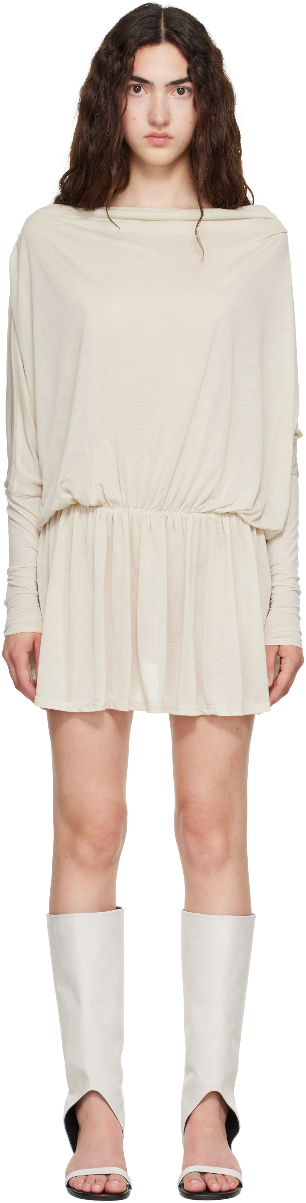 BELLE ANNA - Robe courte Alder grise