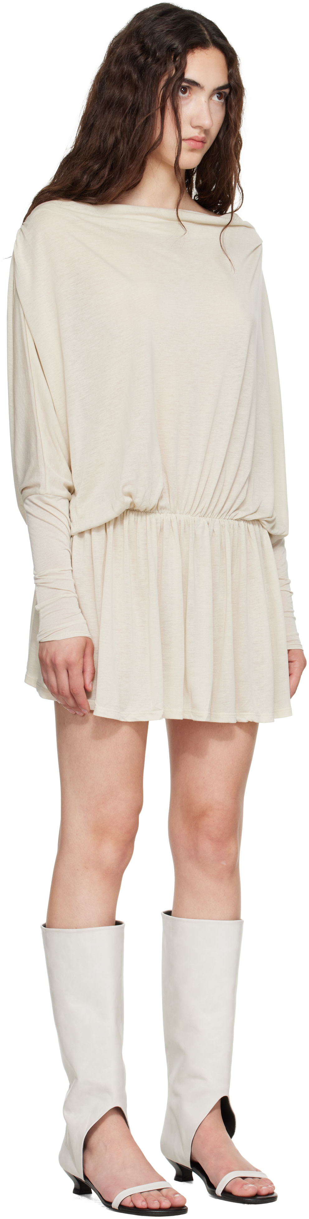 BELLE ANNA - Robe courte Alder grise