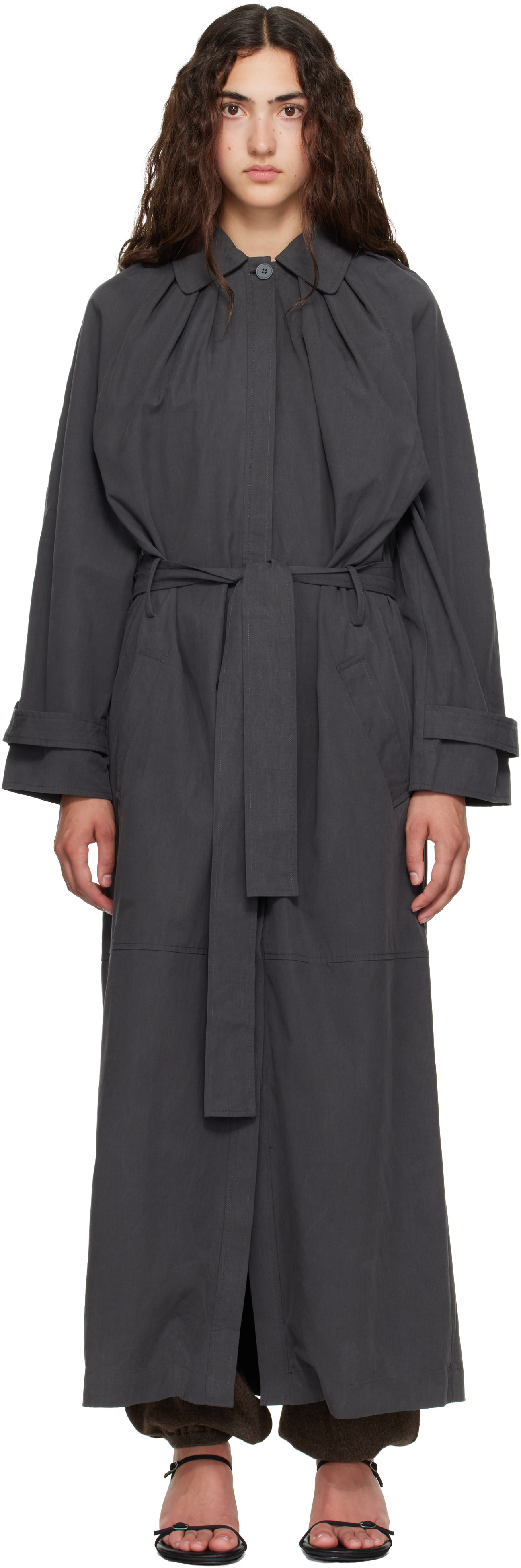 BELLE ANNA - Trench Laurel gris
