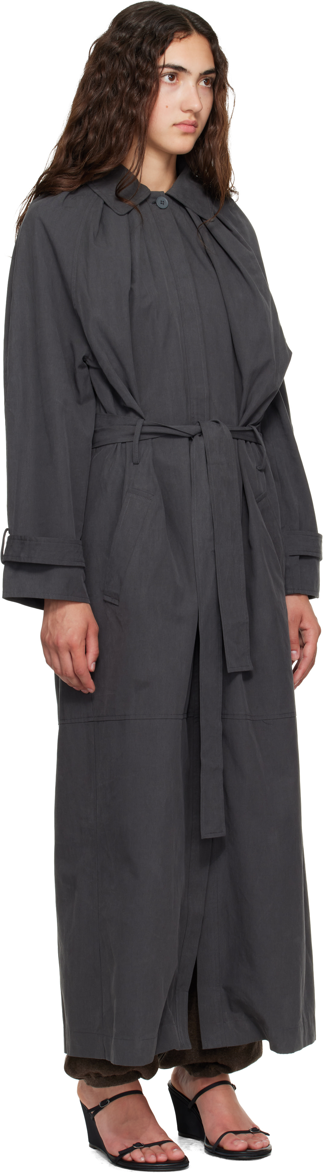 BELLE ANNA - Trench Laurel gris