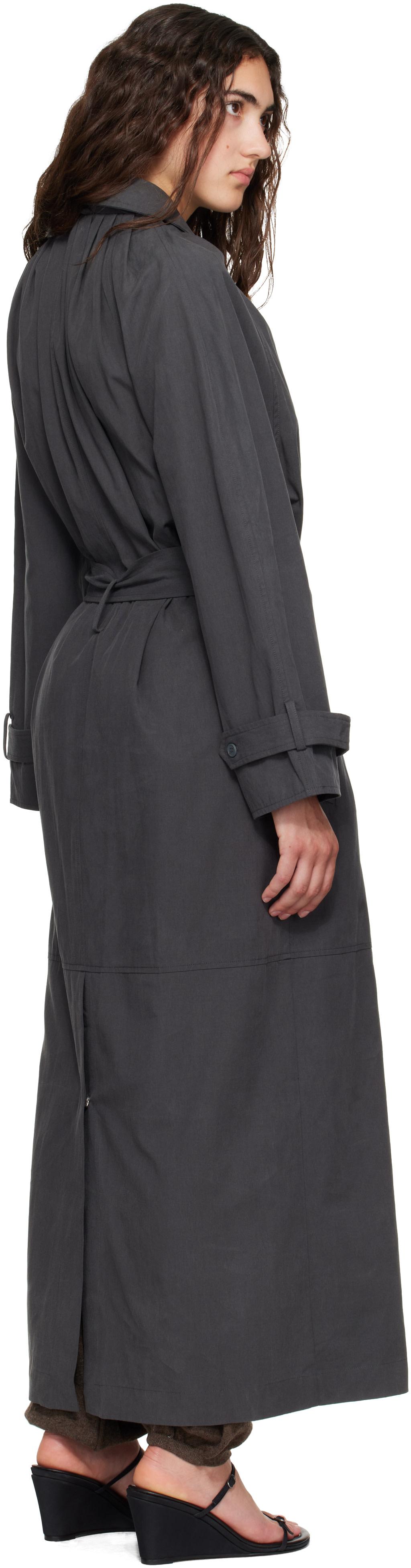 BELLE ANNA - Trench Laurel gris