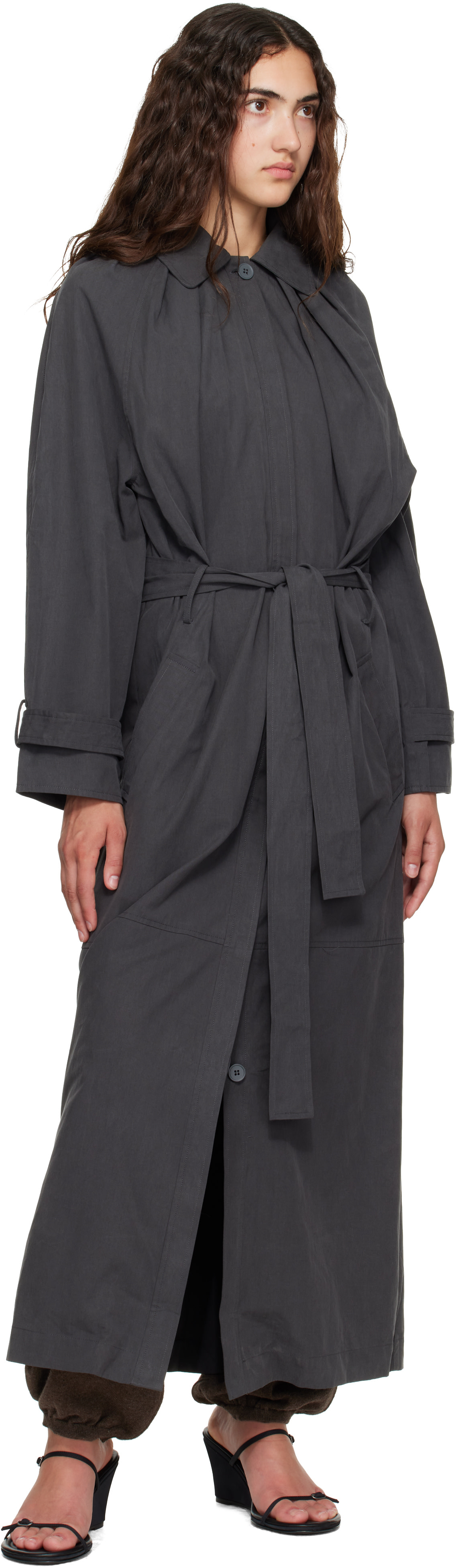 BELLE ANNA - Trench Laurel gris