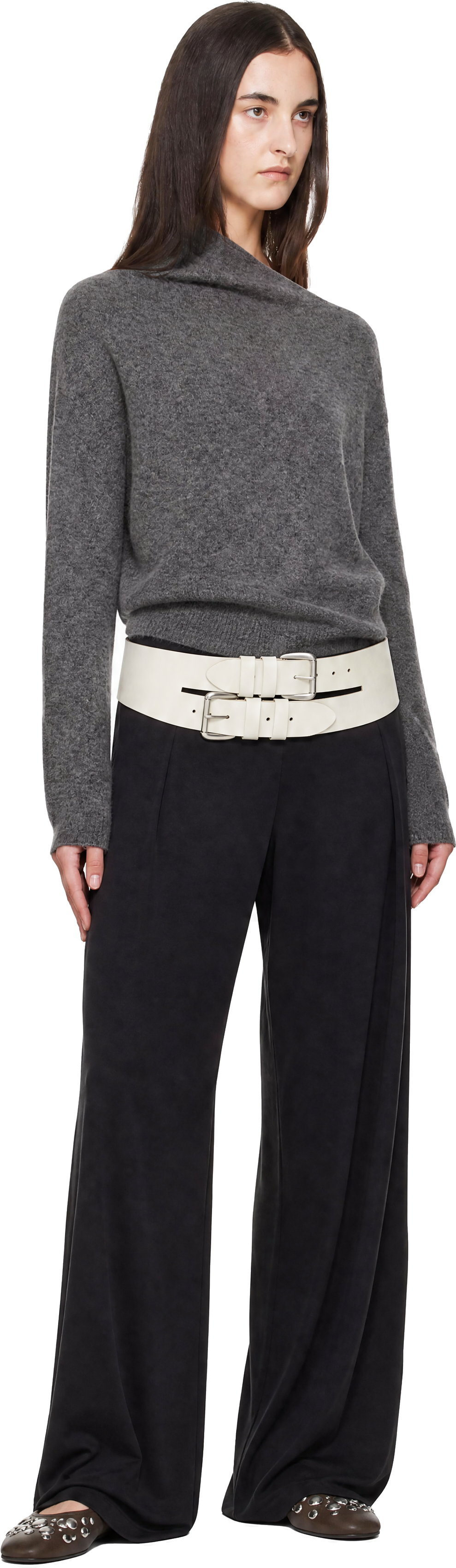 BELLE ANNA - Pull Reve gris