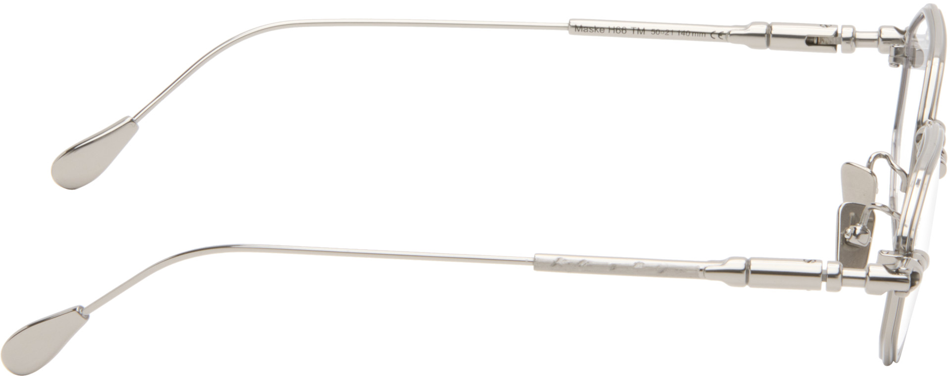 Kuboraum - Lunettes H66 argentées