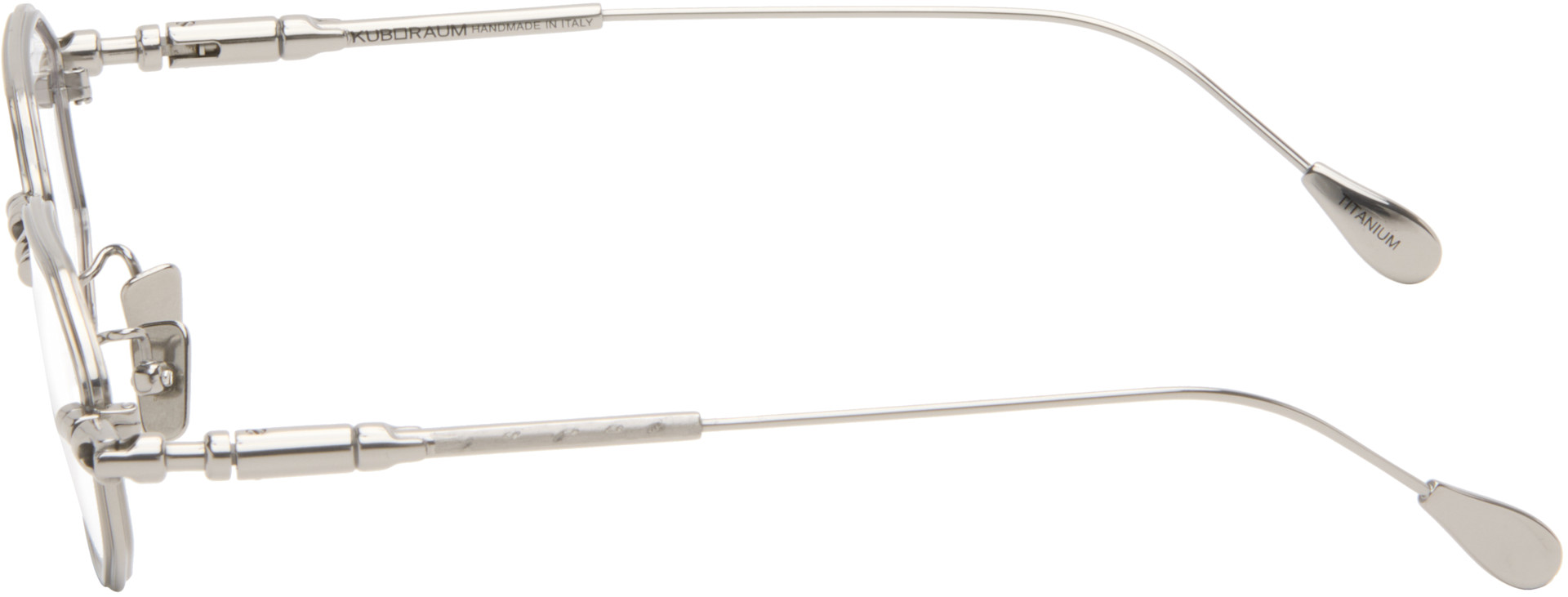 Kuboraum - Lunettes H66 argentées