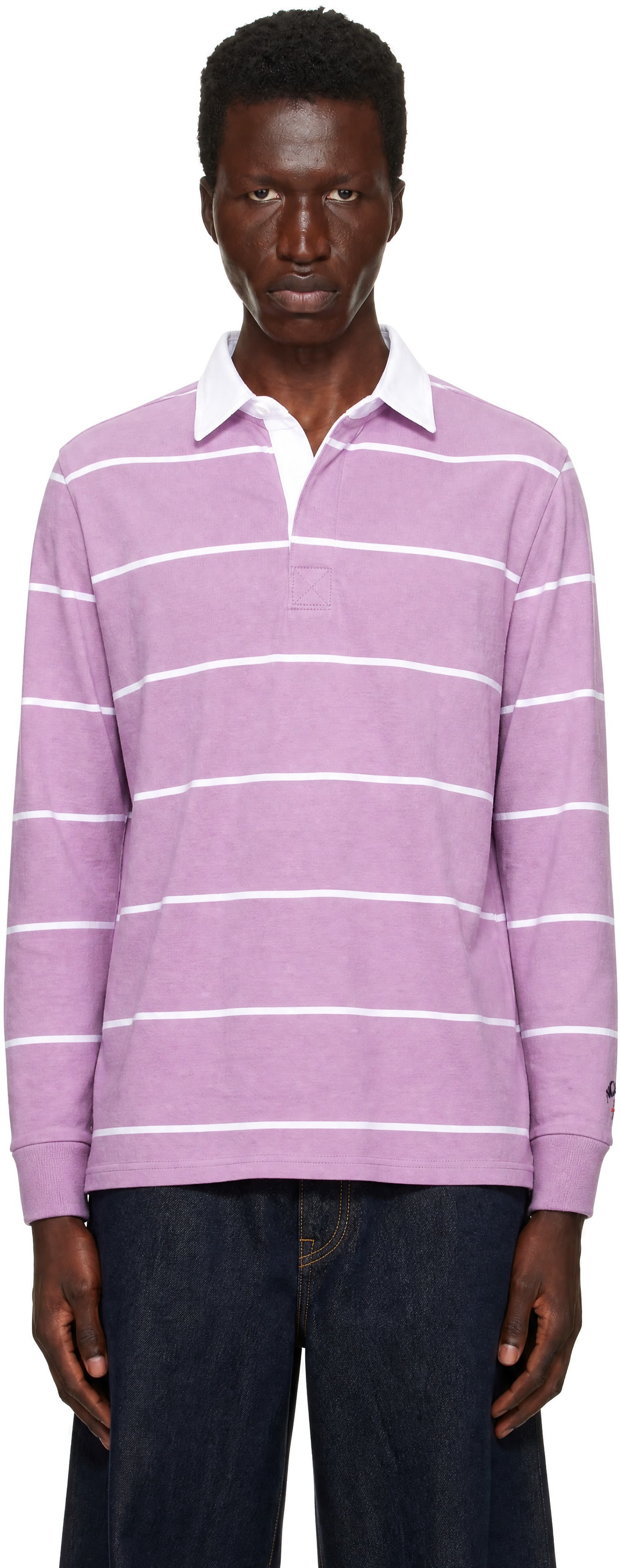 Noah - Purple Classic Rugby Polo