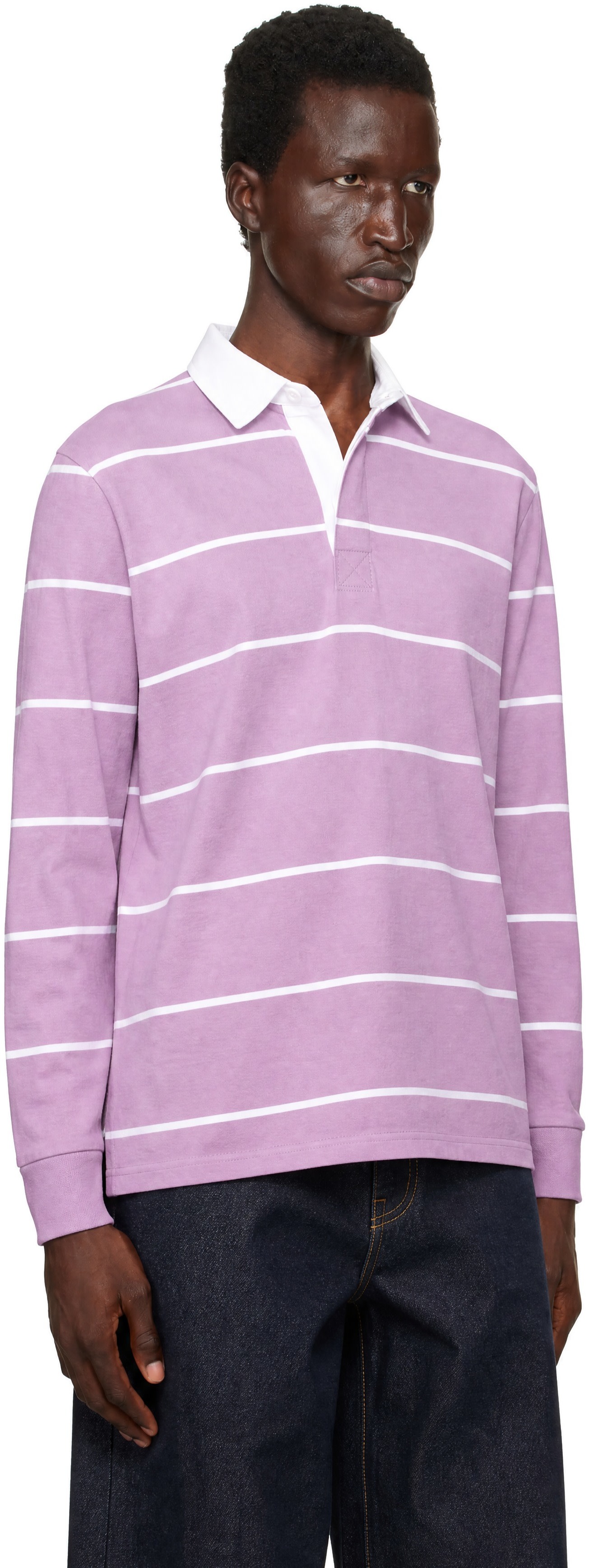 Noah - Purple Classic Rugby Polo