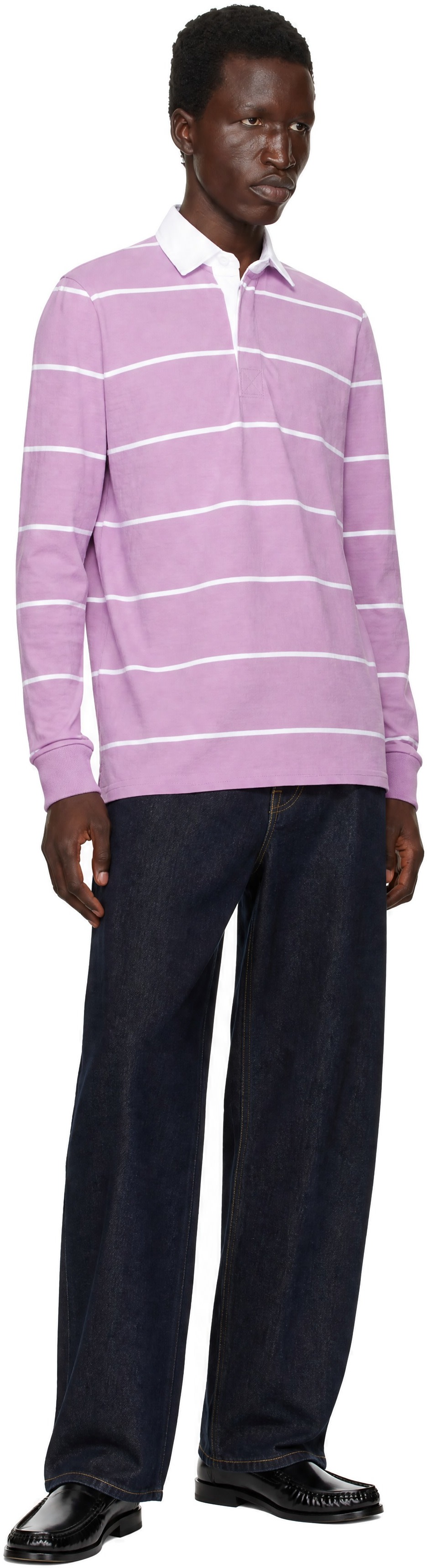 Noah - Purple Classic Rugby Polo