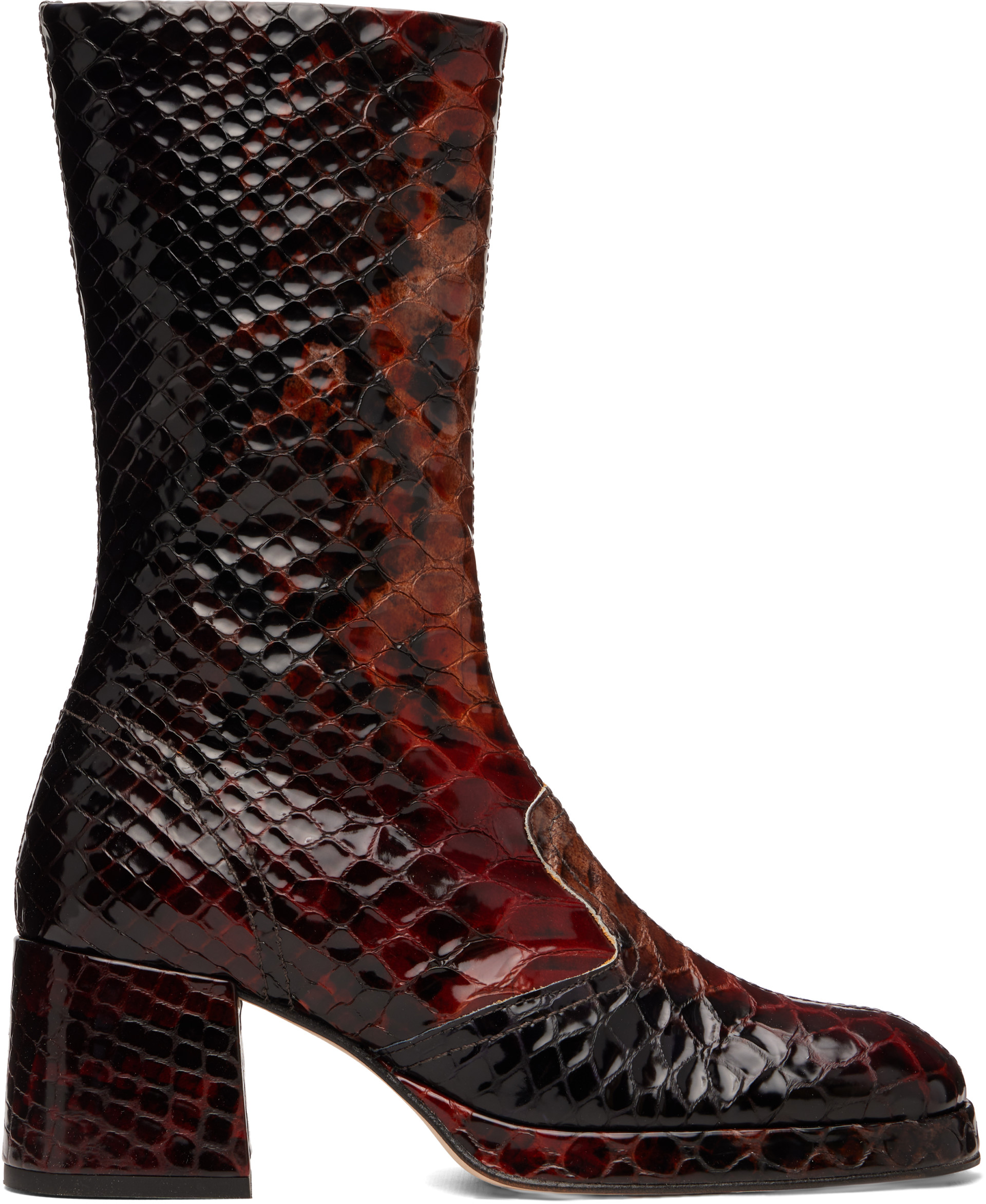 Miista - Bottes Cass brunes
