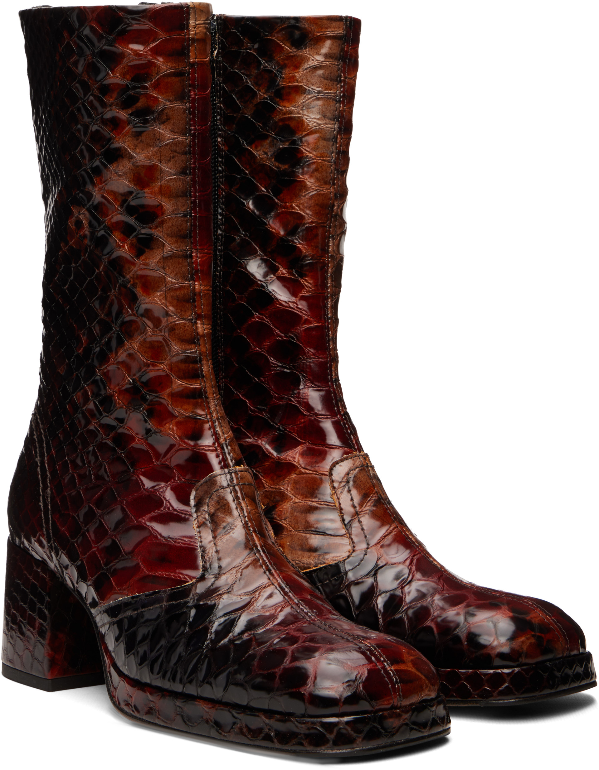 Miista - Bottes Cass brunes