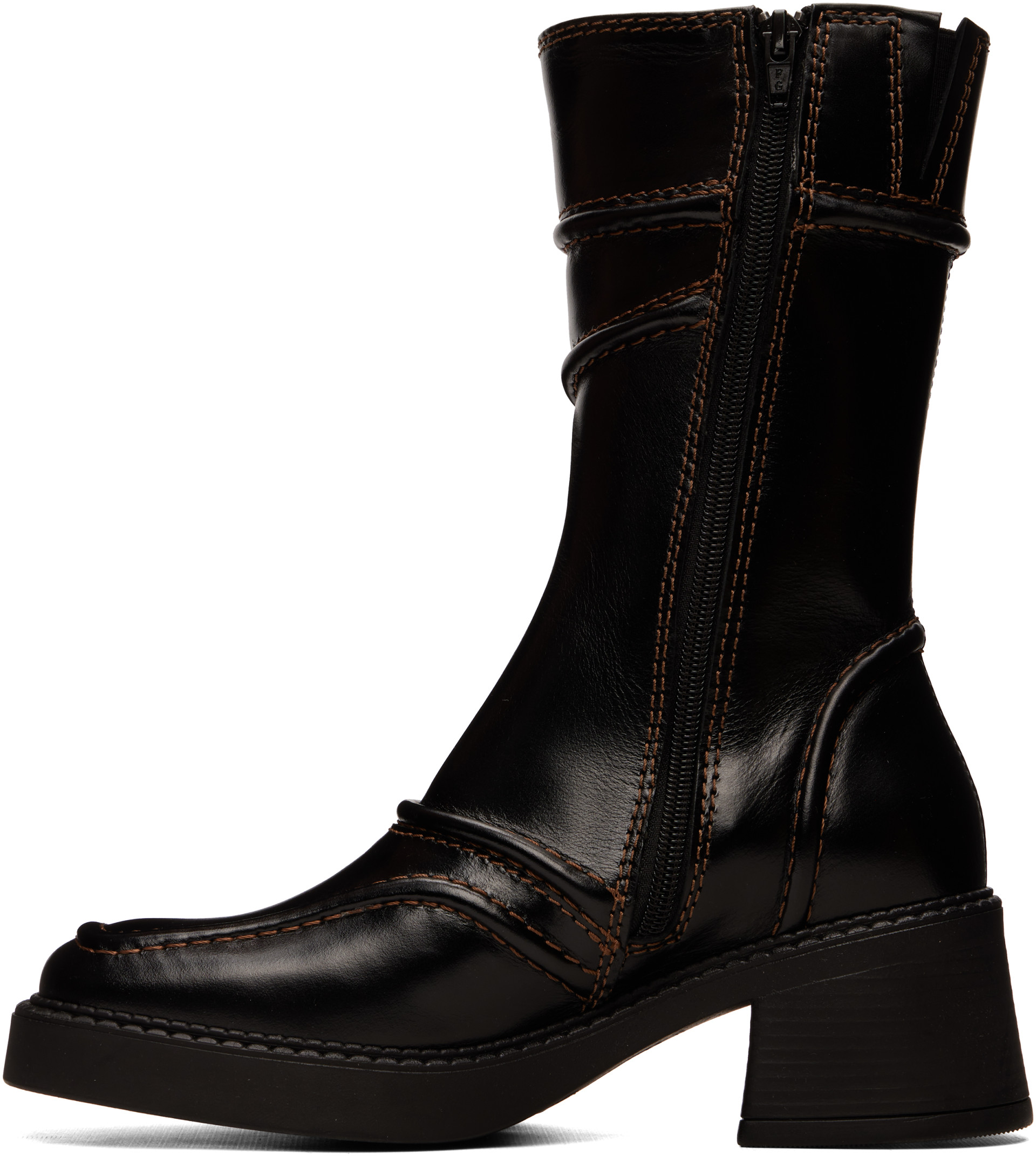 Miista - Bottes Malene brunes