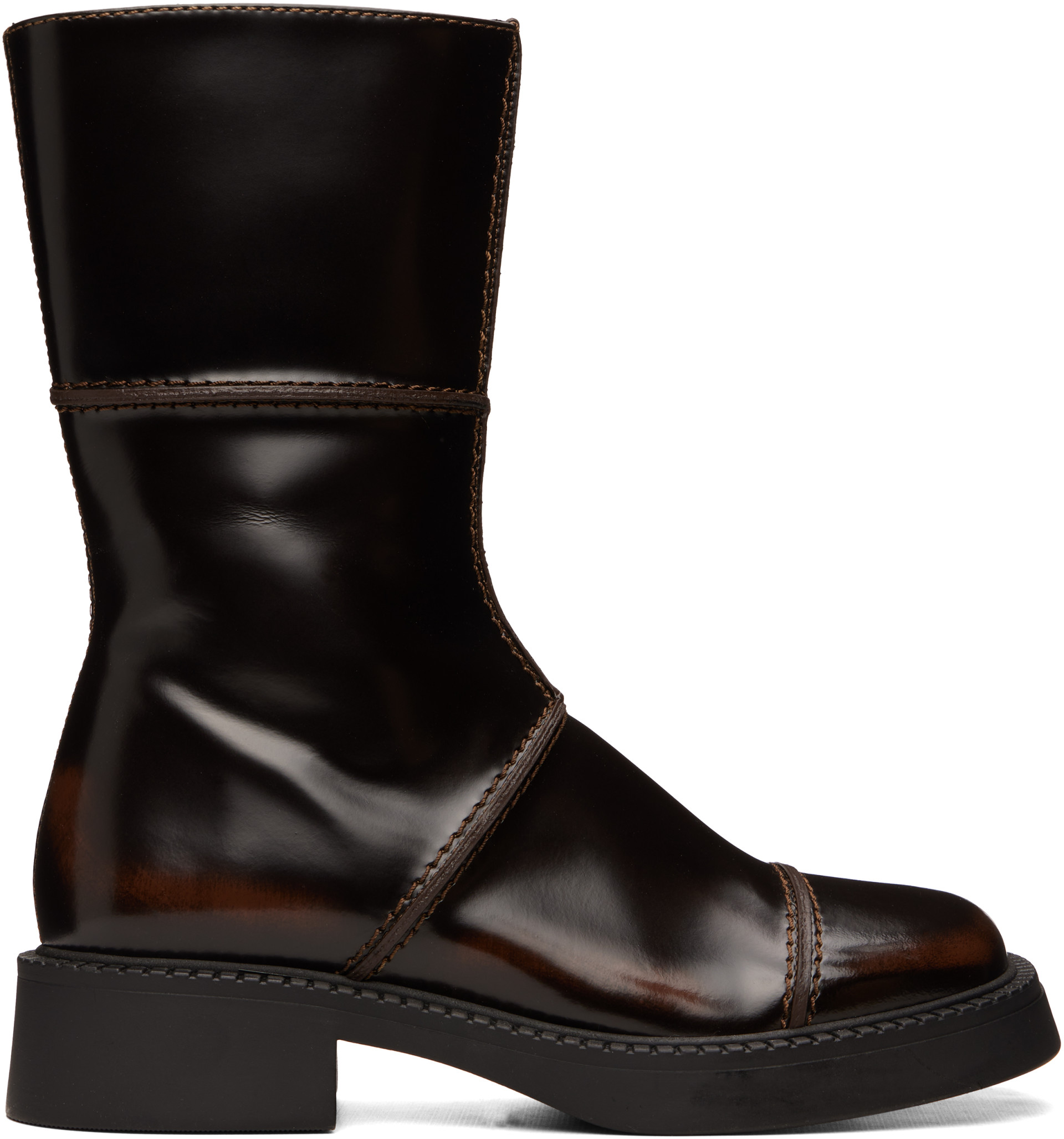Miista - Bottes Dahlia brunes
