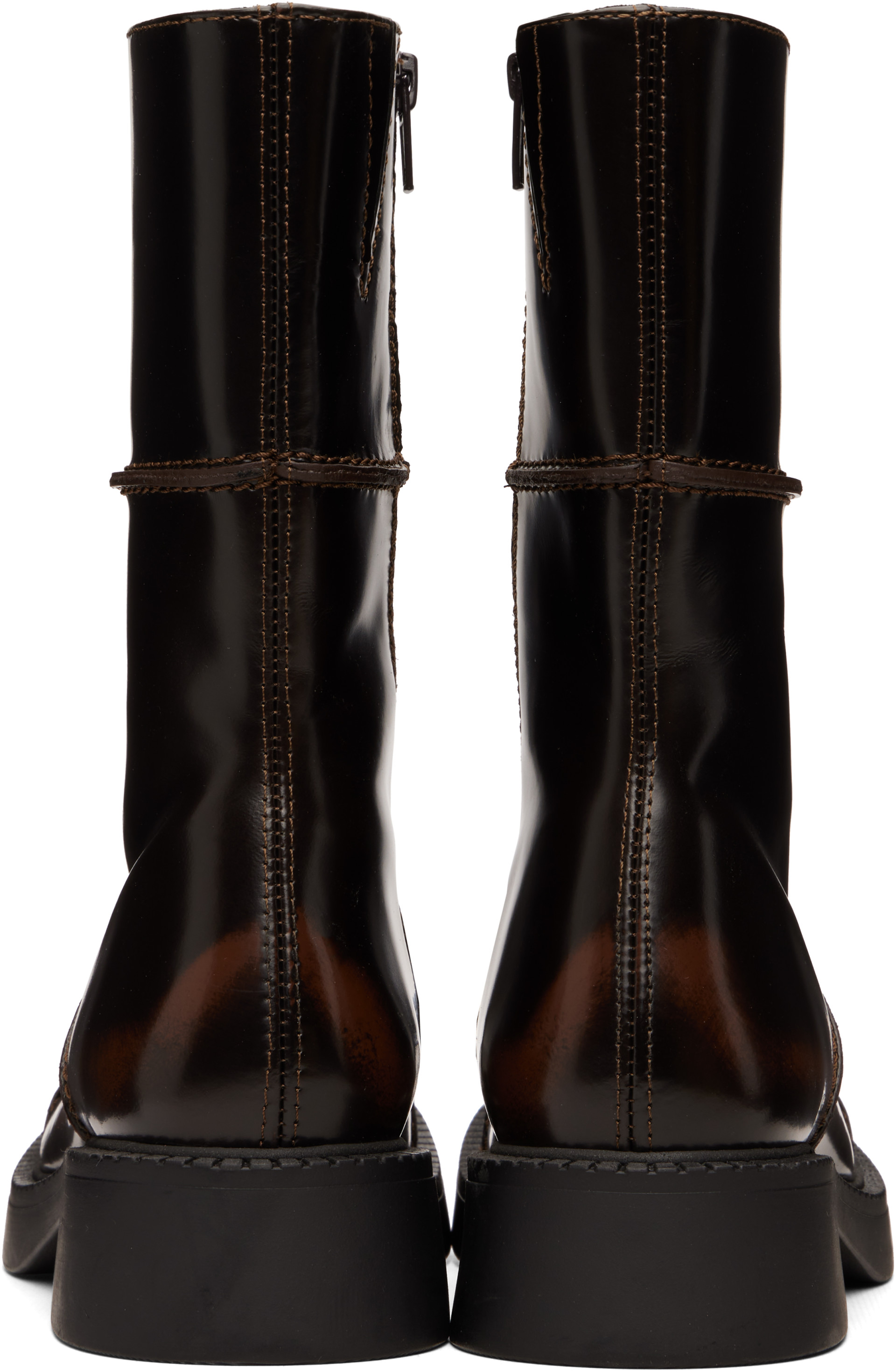 Miista - Bottes Dahlia brunes