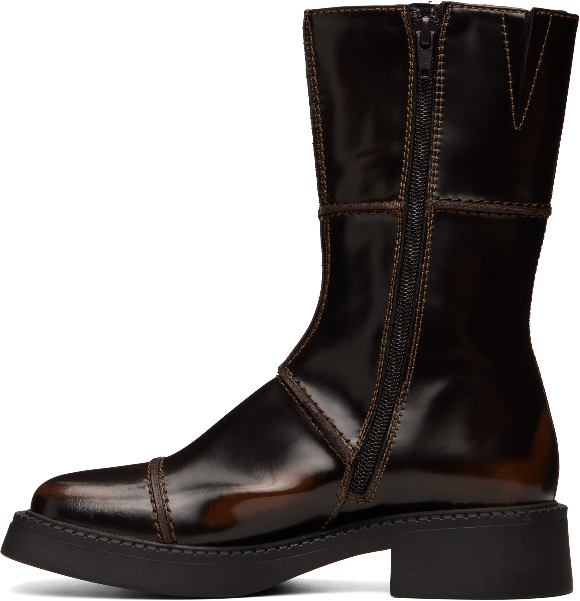 Miista - Bottes Dahlia brunes