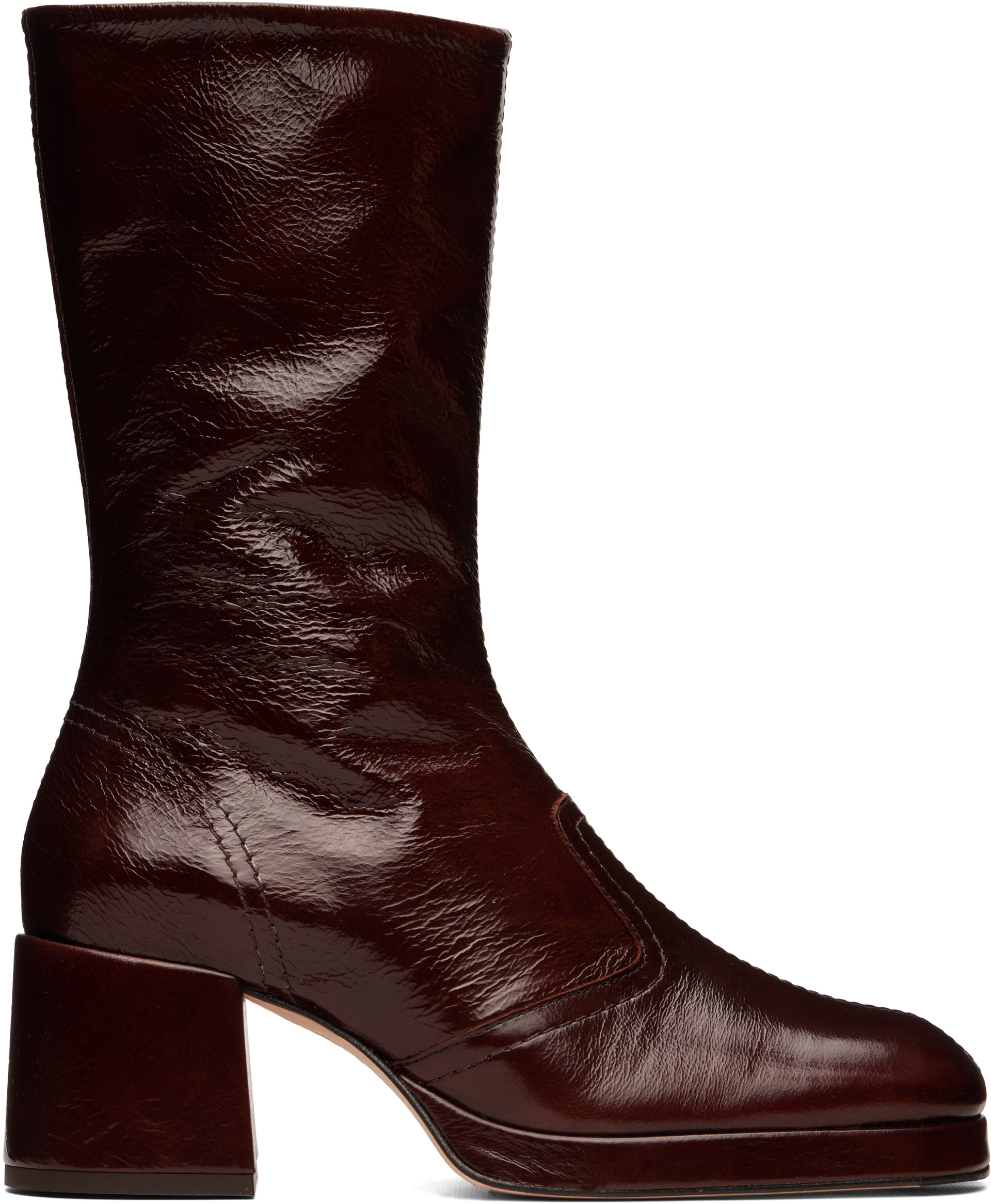 Miista - Bottes Cass brunes