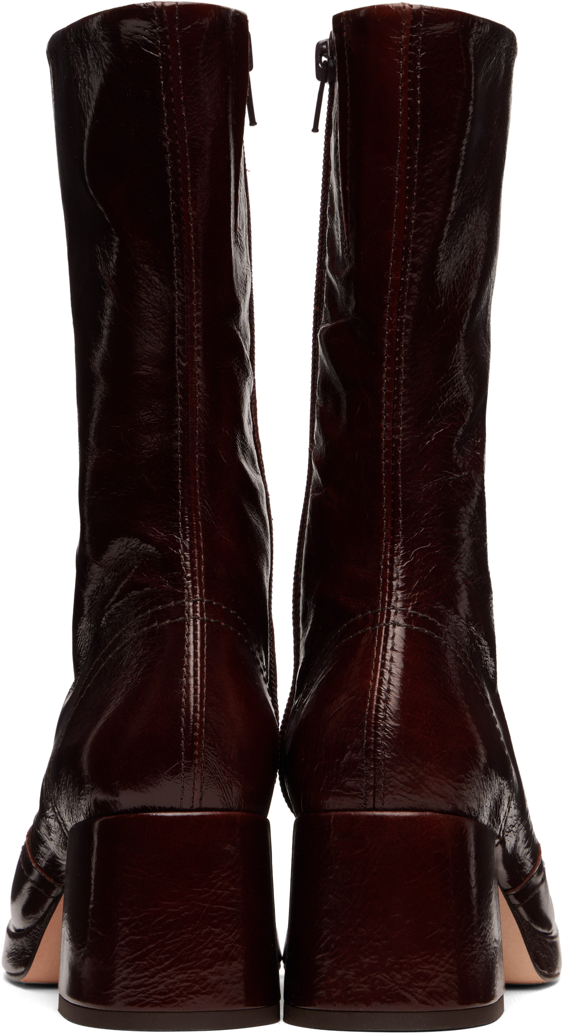Miista - Bottes Cass brunes