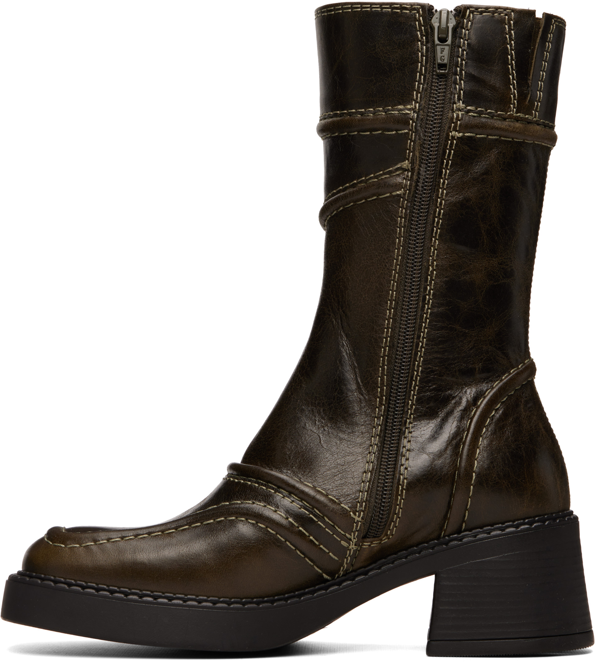 Miista - Bottes Malene kaki
