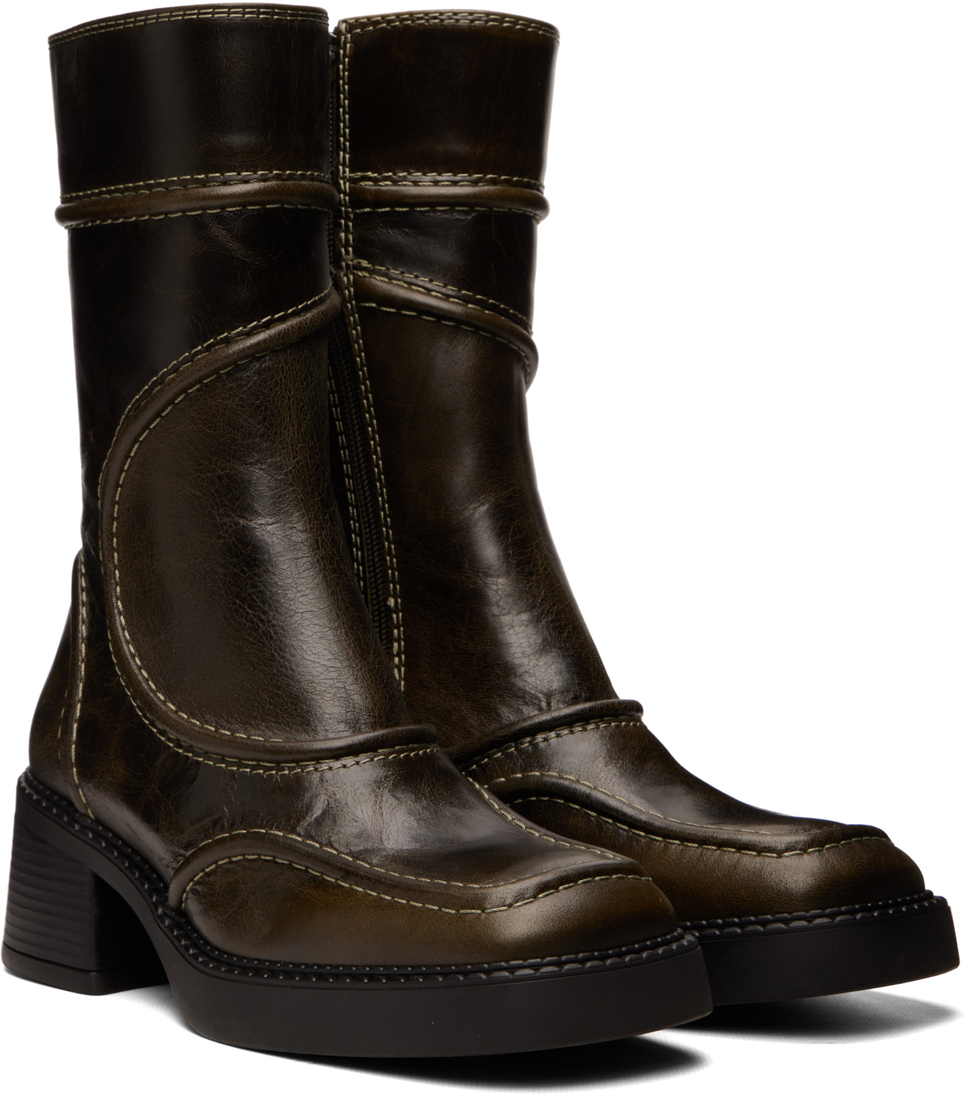 Miista - Bottes Malene kaki