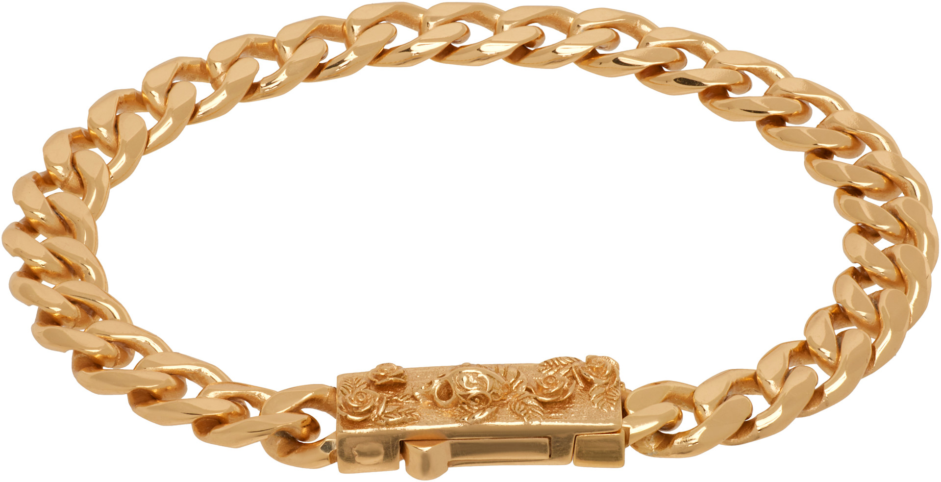 Emanuele Bicocchi - Skull Box Clasp チェーンブレスレット