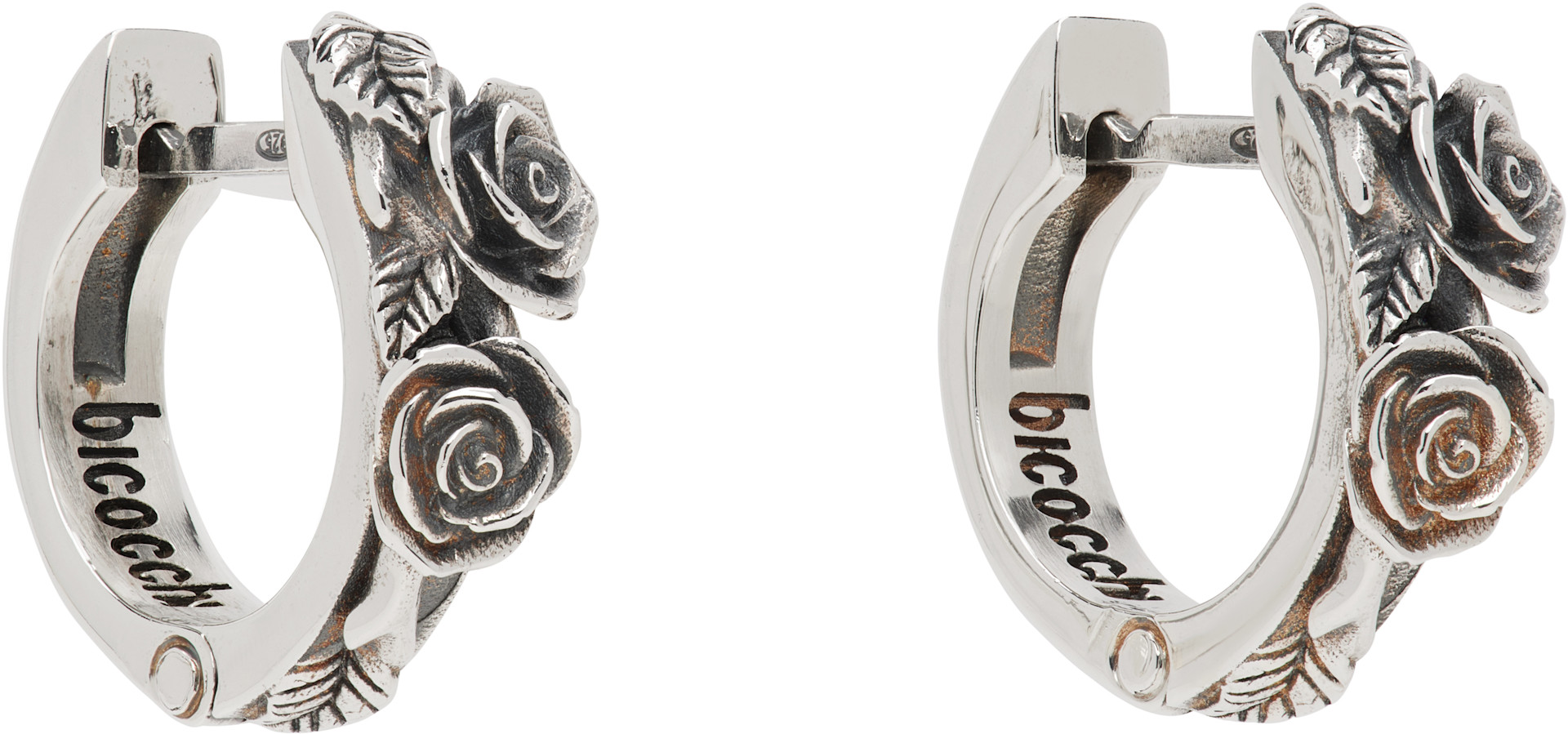 Emanuele Bicocchi - Rose フープピアス