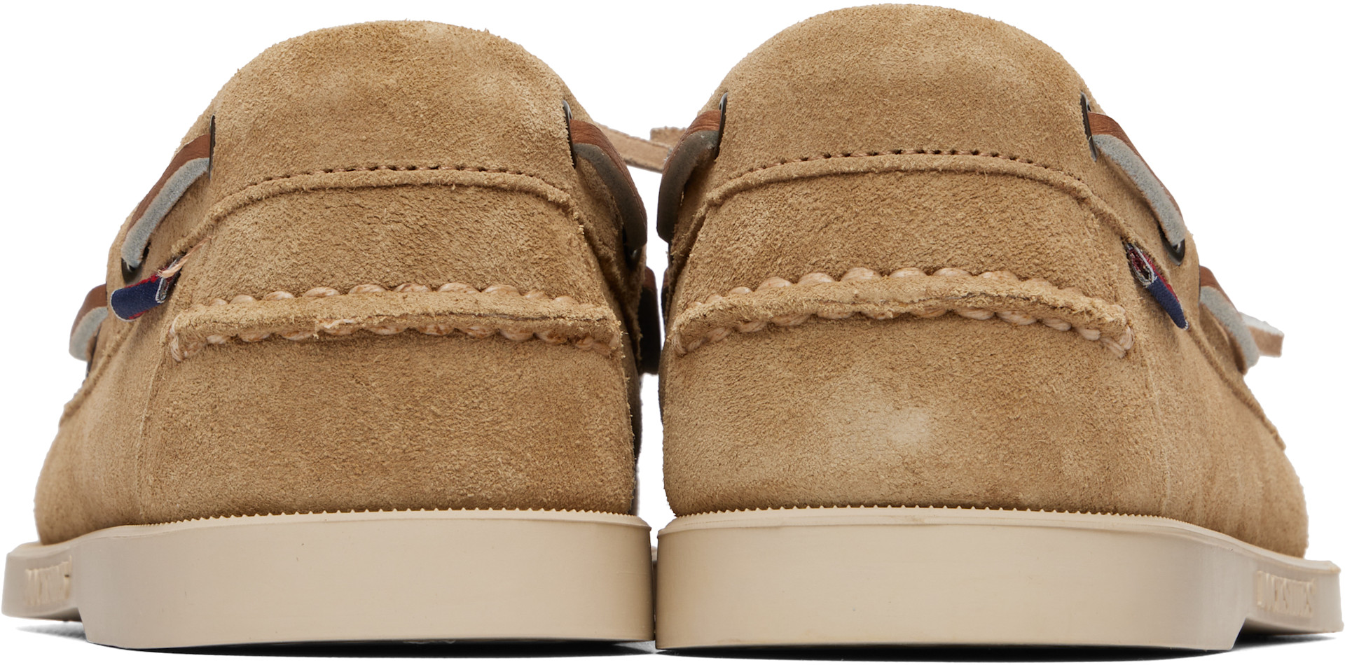 Sebago: ベージュ Portland Flesh Out デッキシューズ | SSENSE 日本