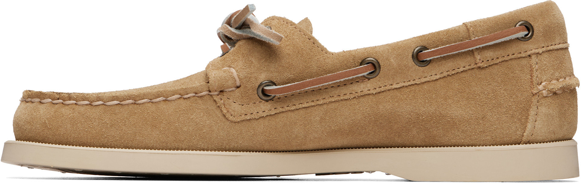 Sebago: ベージュ Portland Flesh Out デッキシューズ | SSENSE 日本