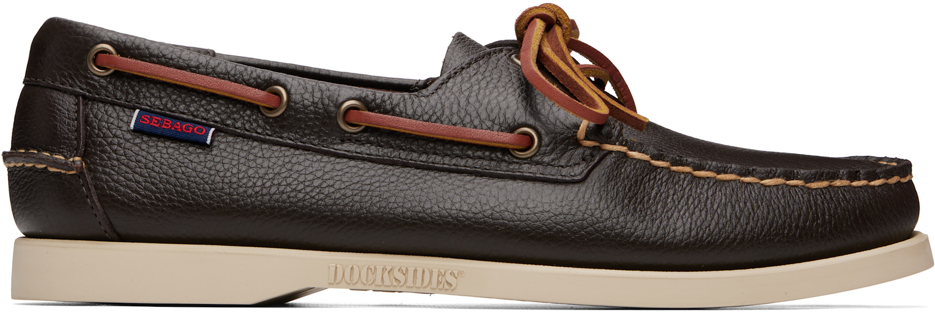 Sebago: ブラウン Portland Martellato デッキシューズ | SSENSE 日本