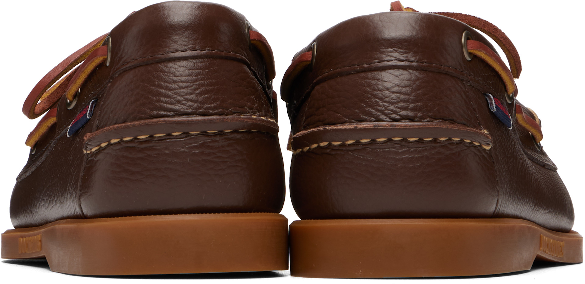 Sebago: ブラウン Portland Martellato デッキシューズ | SSENSE 日本