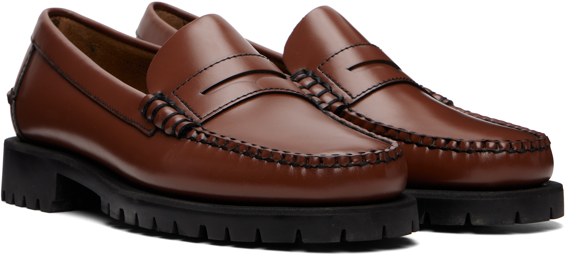 Sebago - Flâneurs Dan bruns à semelle épaisse