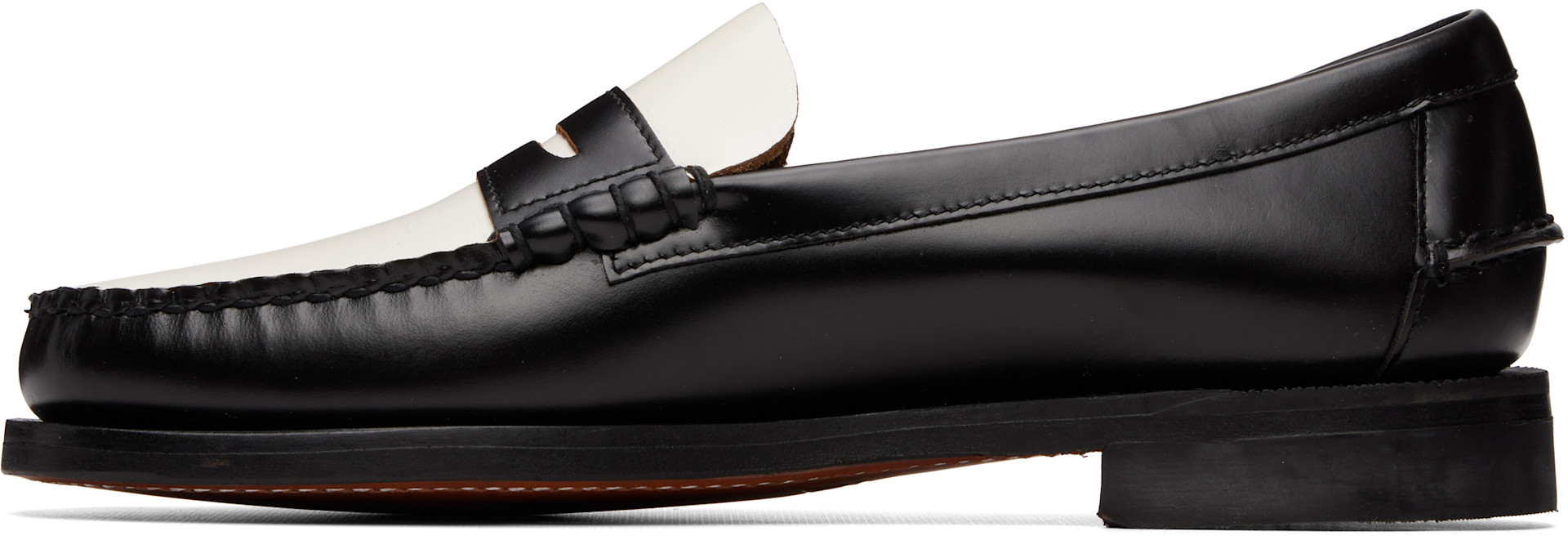Sebago - Flâneurs Dan noir et blanc